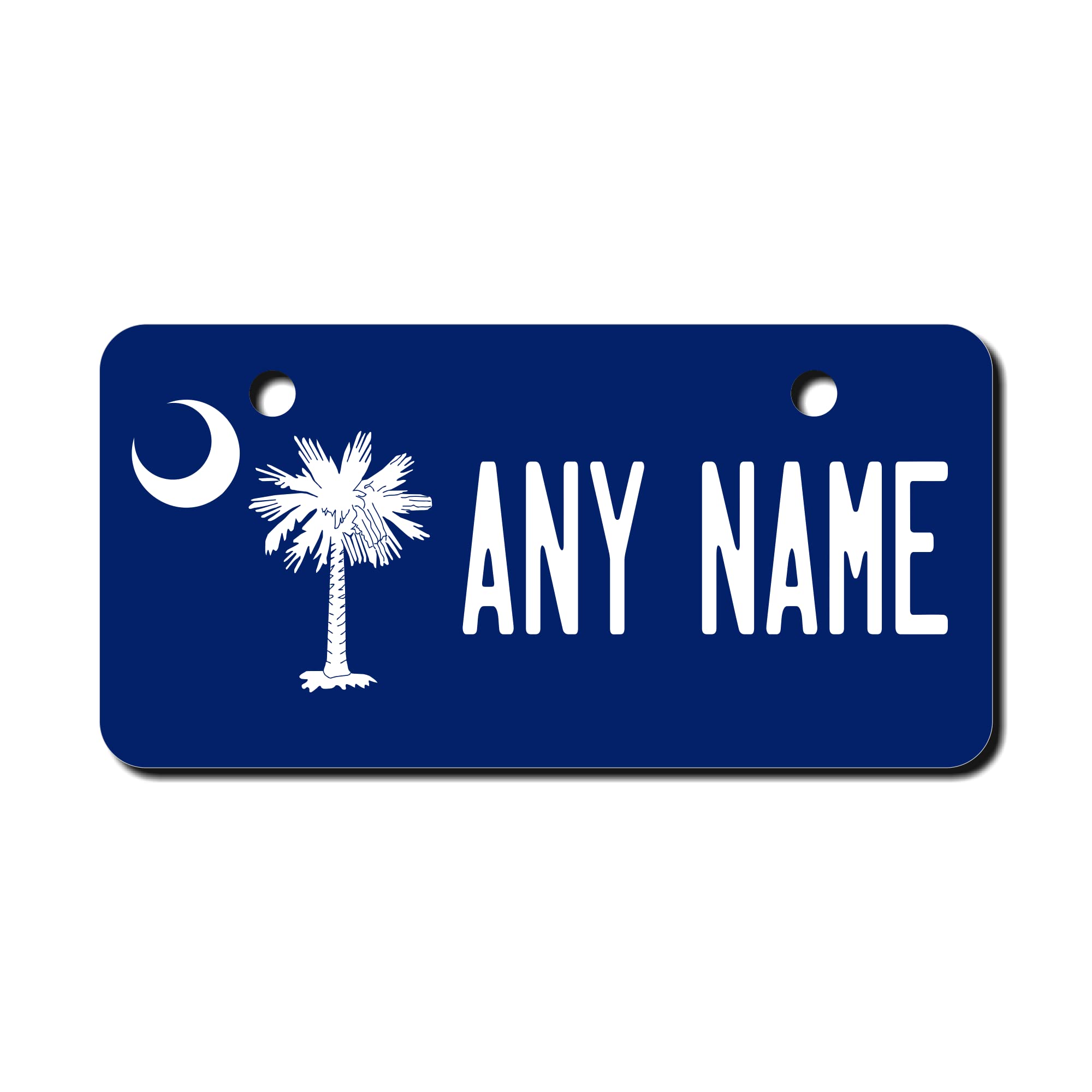 Teamlogo - Personalized South Carolina License Plate - Custom Aluminum Name, Text Or Number Plate - Customized License Bike Acce