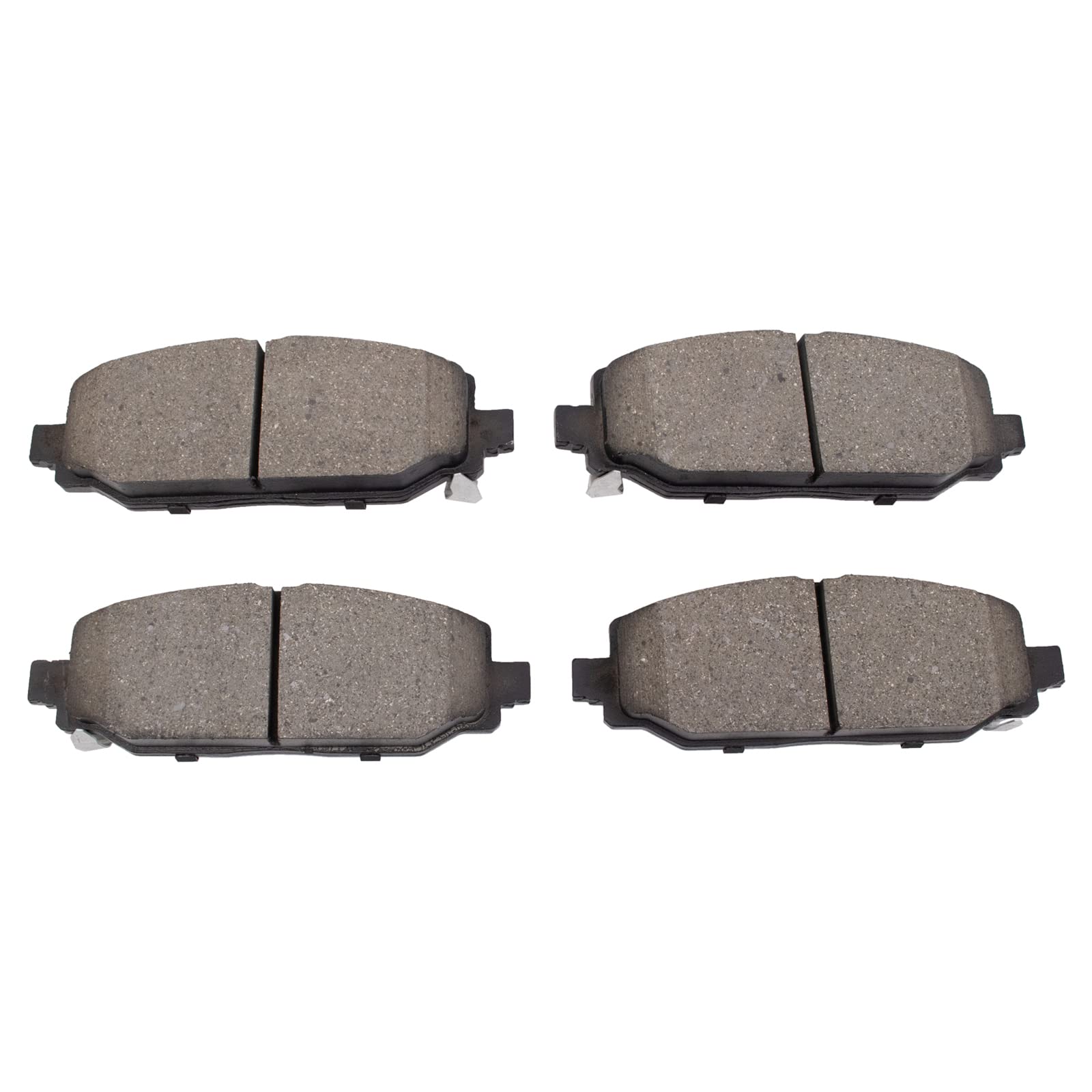 TRQ Rear Brake Pads Ceramic Compatible with 2018-2022 Jeep Wrangler
