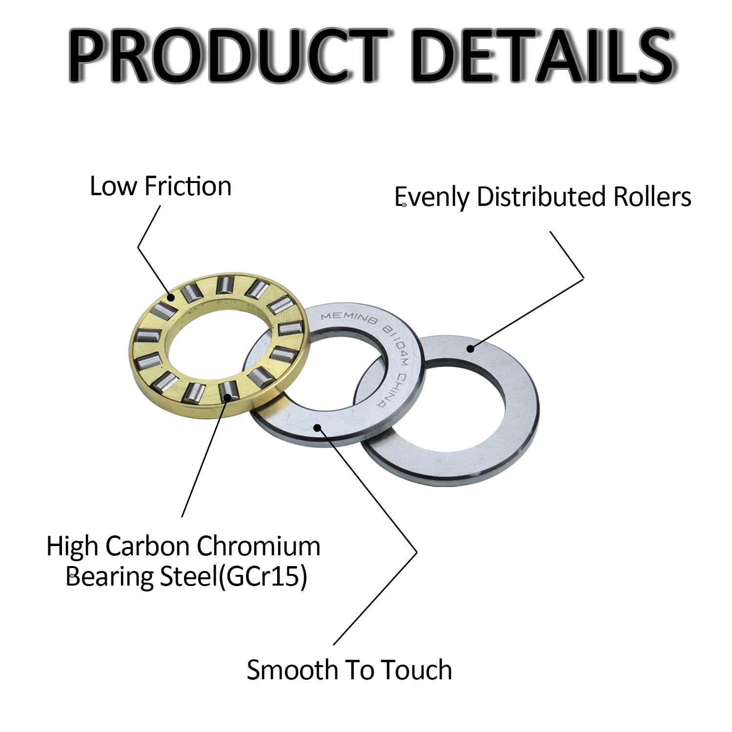 Ls Harmonic Balancer Installation Tool Compatible With Gm 1997-Up V8 Ls1 Ls2 Ls3 Ls4 Lsx Lsa Lq4 Lq9 Crank Pulley Install Tool With High Carbon Chromium Bearing Steel Thrust Rolling Bearings (Gcr15)