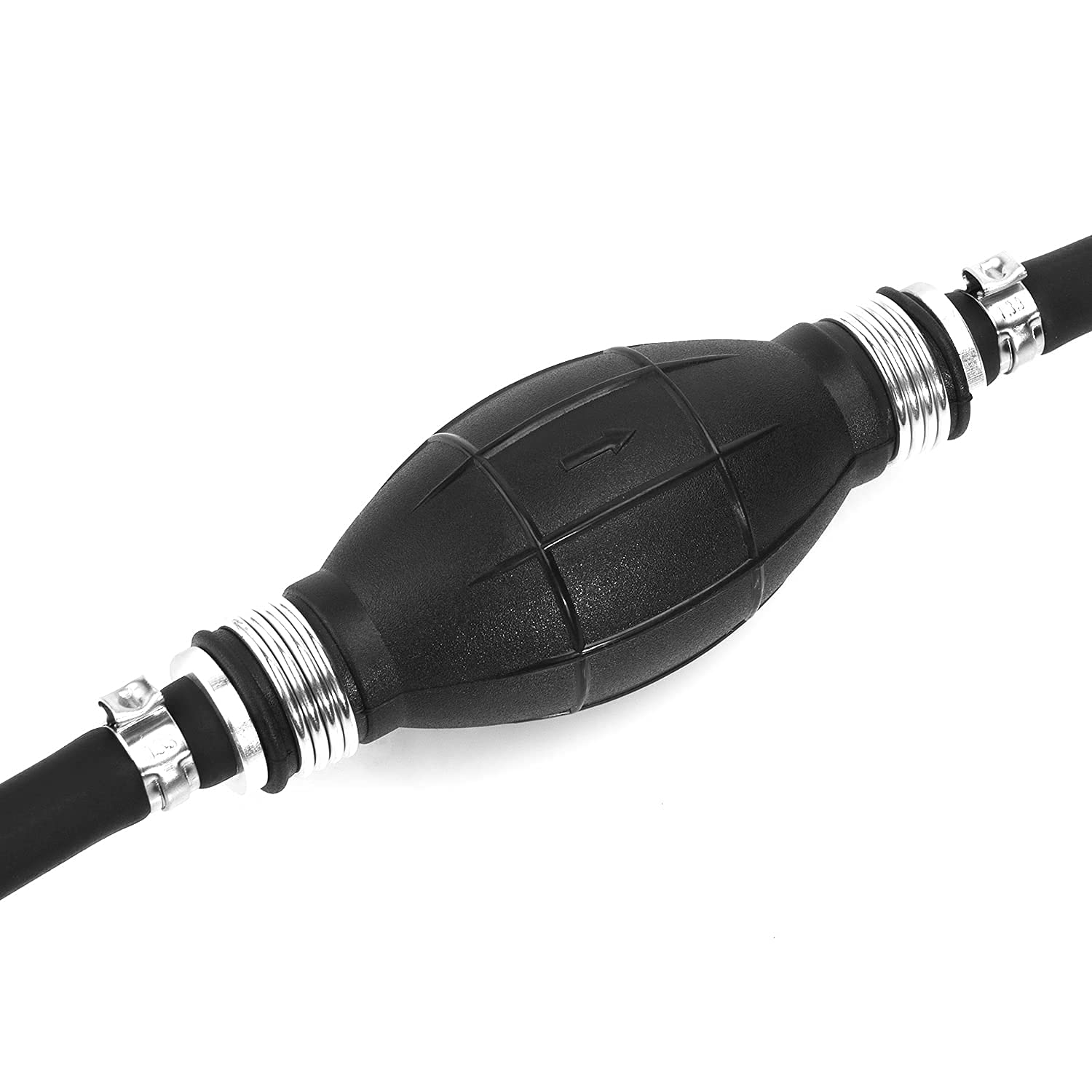 Smiful Fuel Line Assembly, 5/16'' Marine Outboard Boat Tank Hose Fuel Hose Line Assembly With Primer Bulb 6Ft