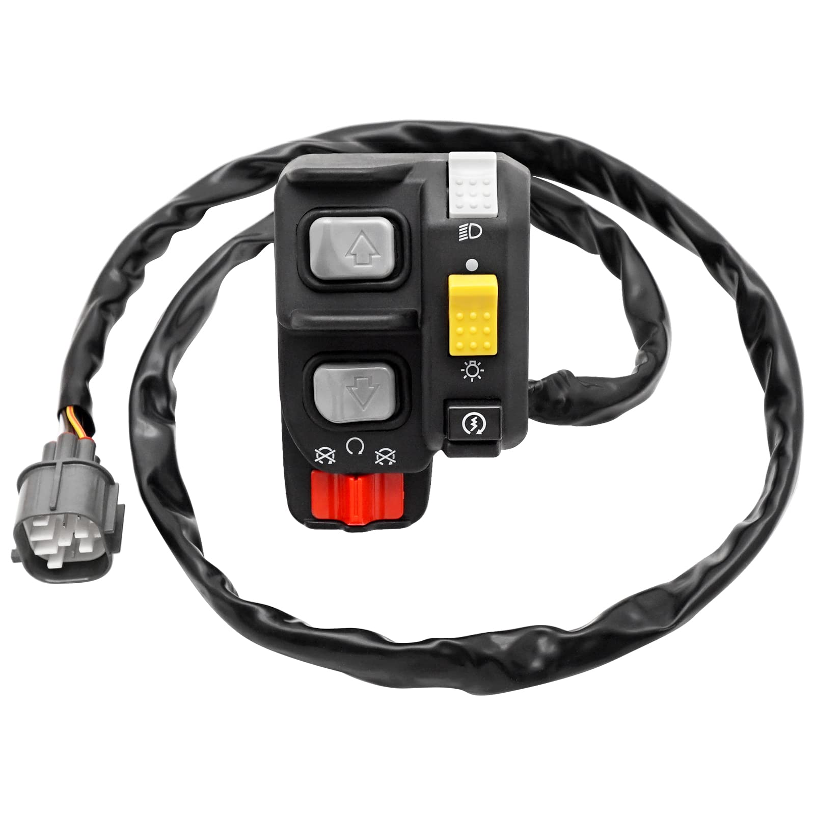 Compatible with Honda Rubicon 500 Foreman 500 ES Switch Handlebar Control Electric Shift Shifter Start Kill Stop Headlight Switc