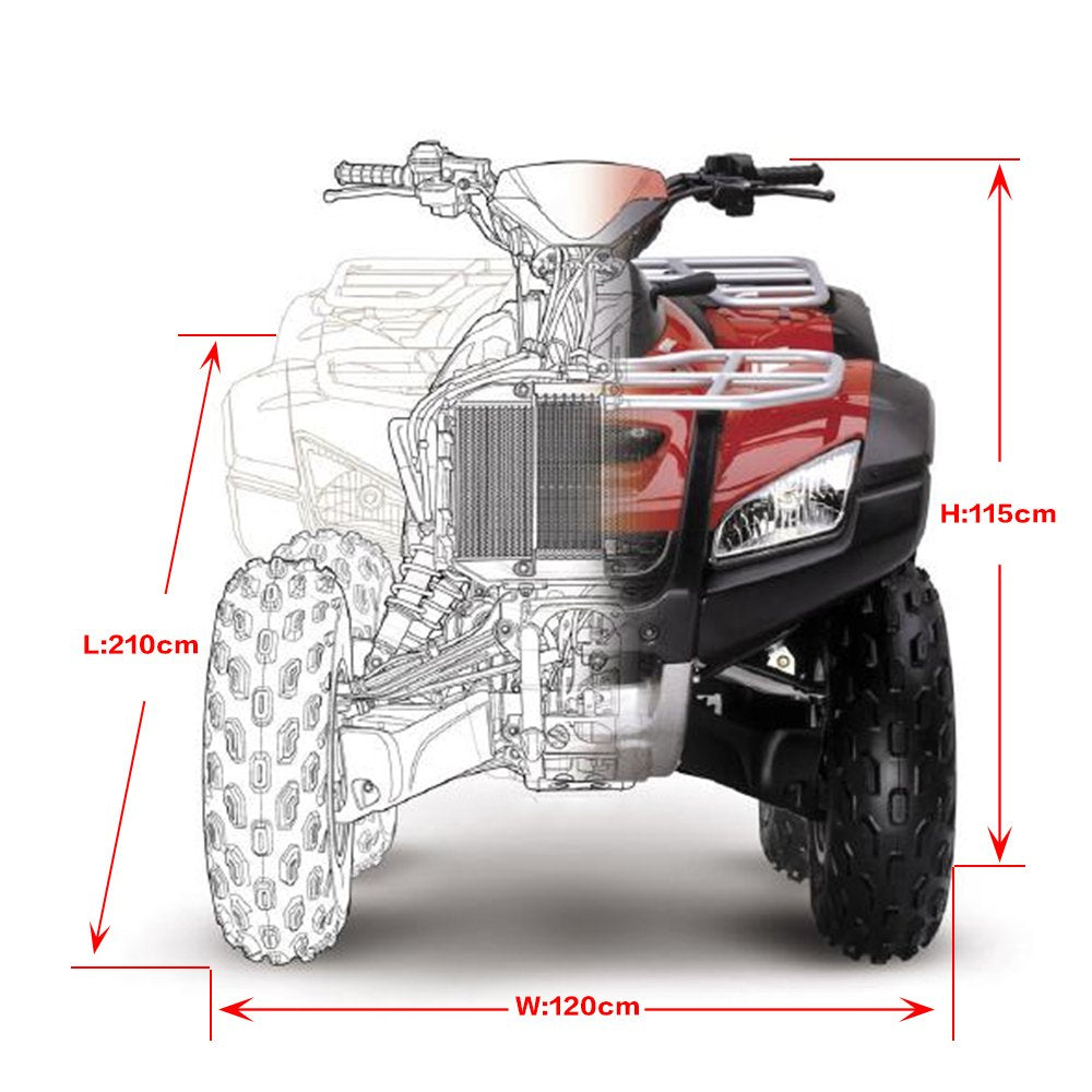 Neverland Atv Cover 210D Oxford Cloth, Waterproof Outdoor Heavy Duty 4 Wheeler Cover Quad Cover, Compatible With Polaris Sportsm