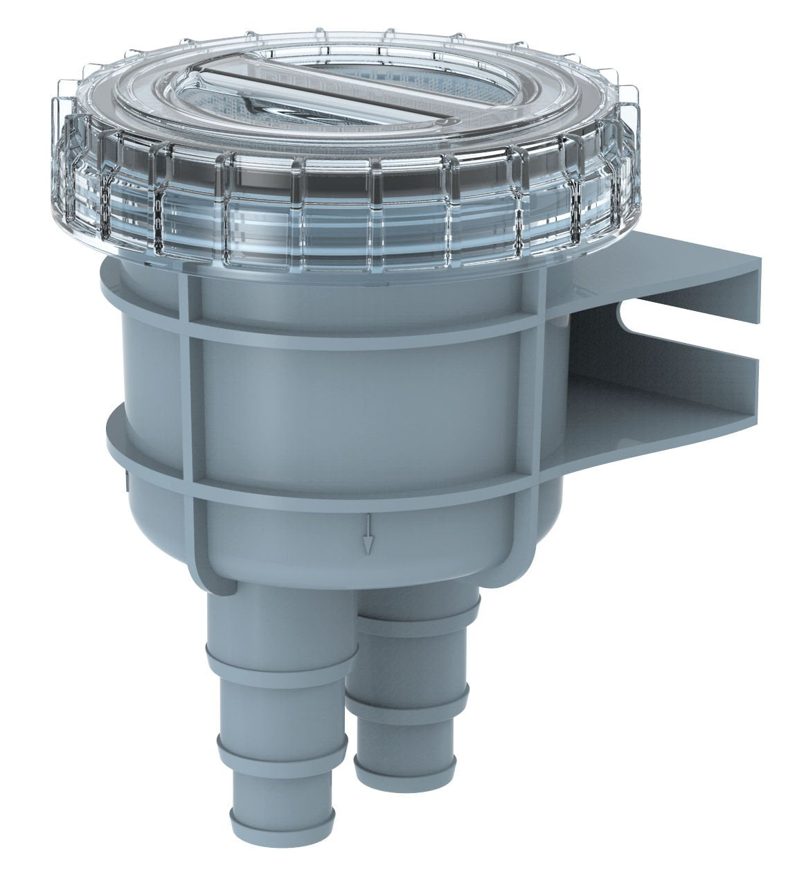 Seaflo Raw Water Marine Intake Cooling Water Strainer For Boat Fits Hose Sizes 1'',1.25'', And 1.5''