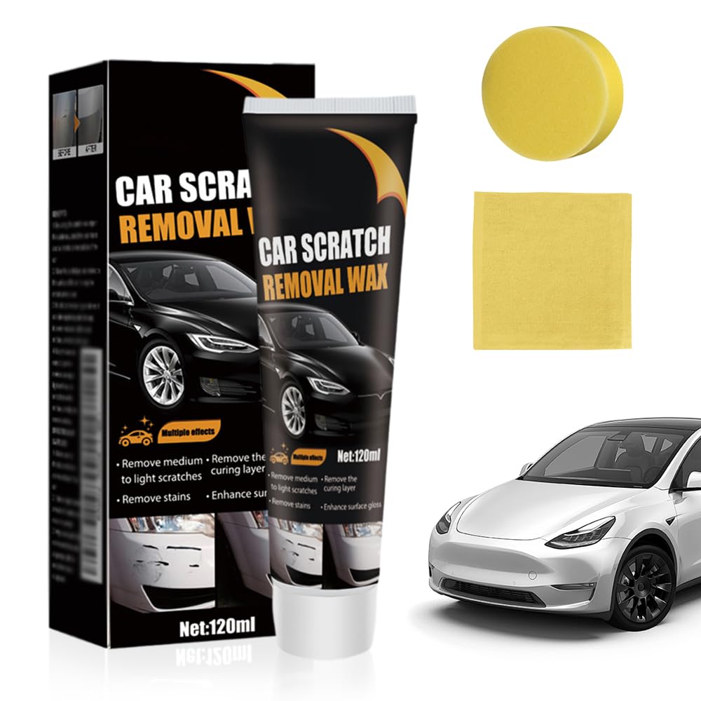 Car Scratch Remover Wax, 2026 Car Scratch Repair Paste for Deep Scratches, Scratch Remover for Vehicles, Universal Car Scratch R