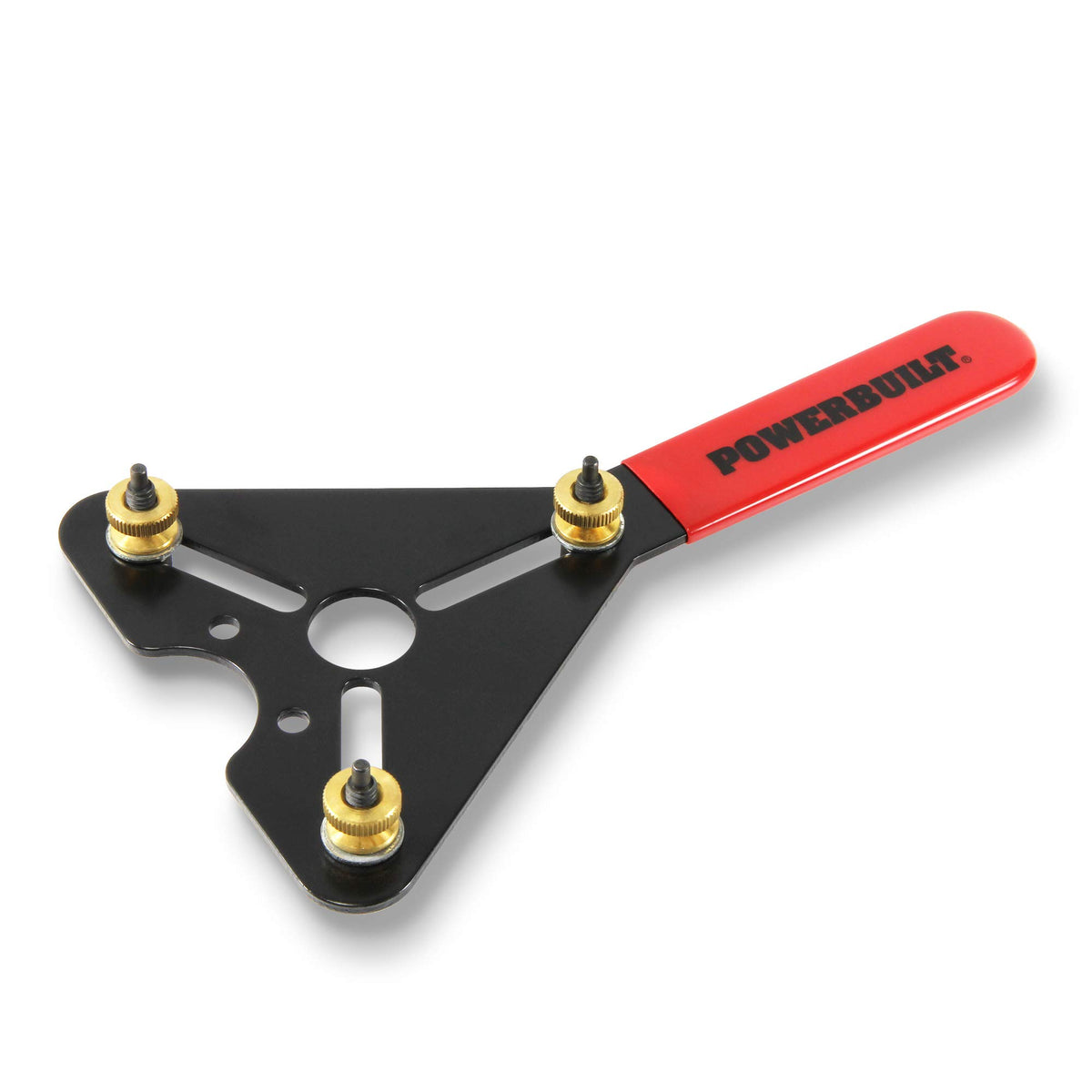 Powerbuilt AC Clutch Holding Tool, Service Car Air Conditioner Clutch, Adjustable Pin, Non-Slip Grip Handle, Vehicle Repair - 64