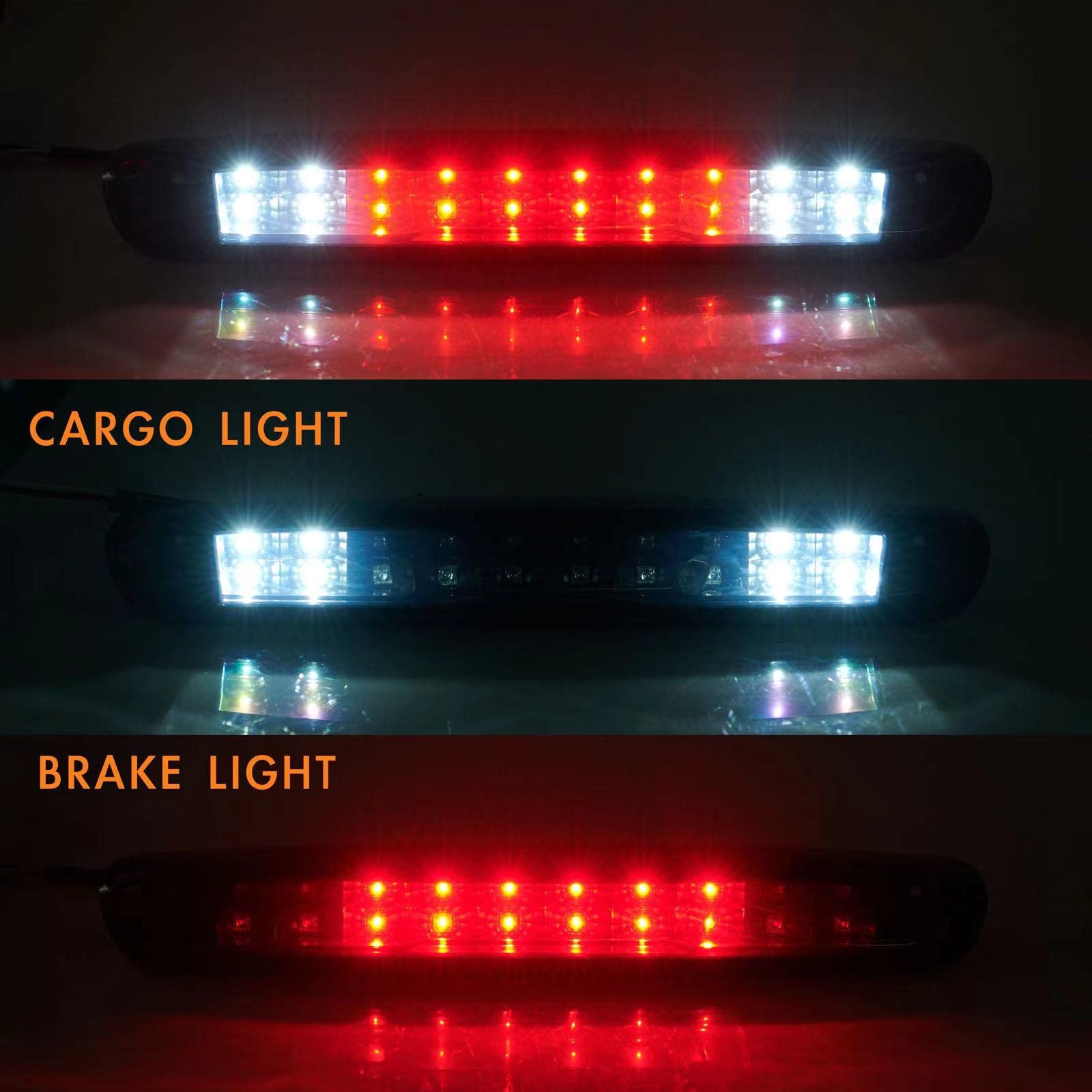 Cxdar Third 3Rd Brake Light, Led High Mount Stop Light For 2007-2013 Chevy Silverado/Gmc Sierra 1500 2500Hd 3500Hd, Rear Center