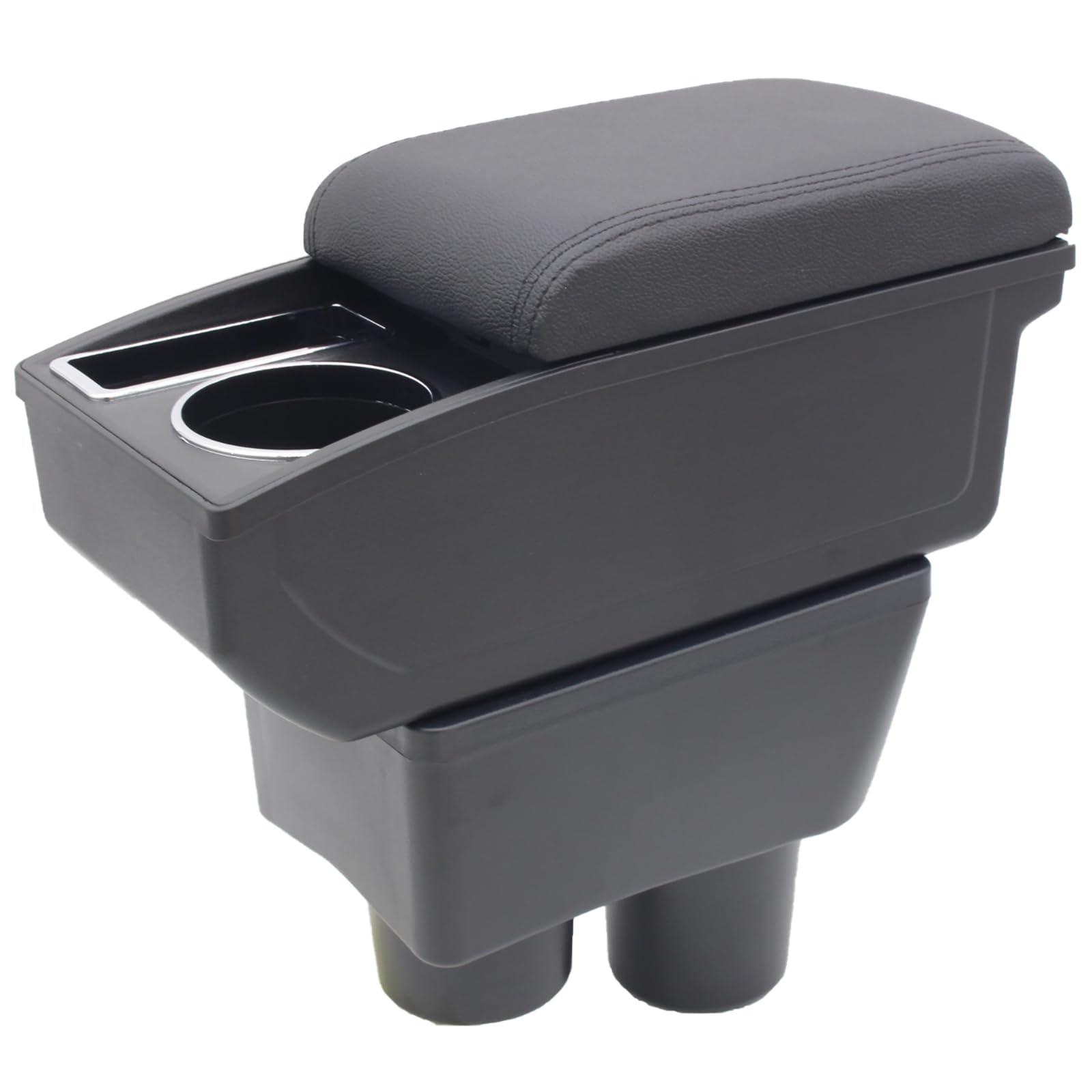 Car Armrest Box For Nissan Almera Versa 2016-2019 Auto Accessories Center Console Leather Arm Rest Double-Layer Storage Space Wi