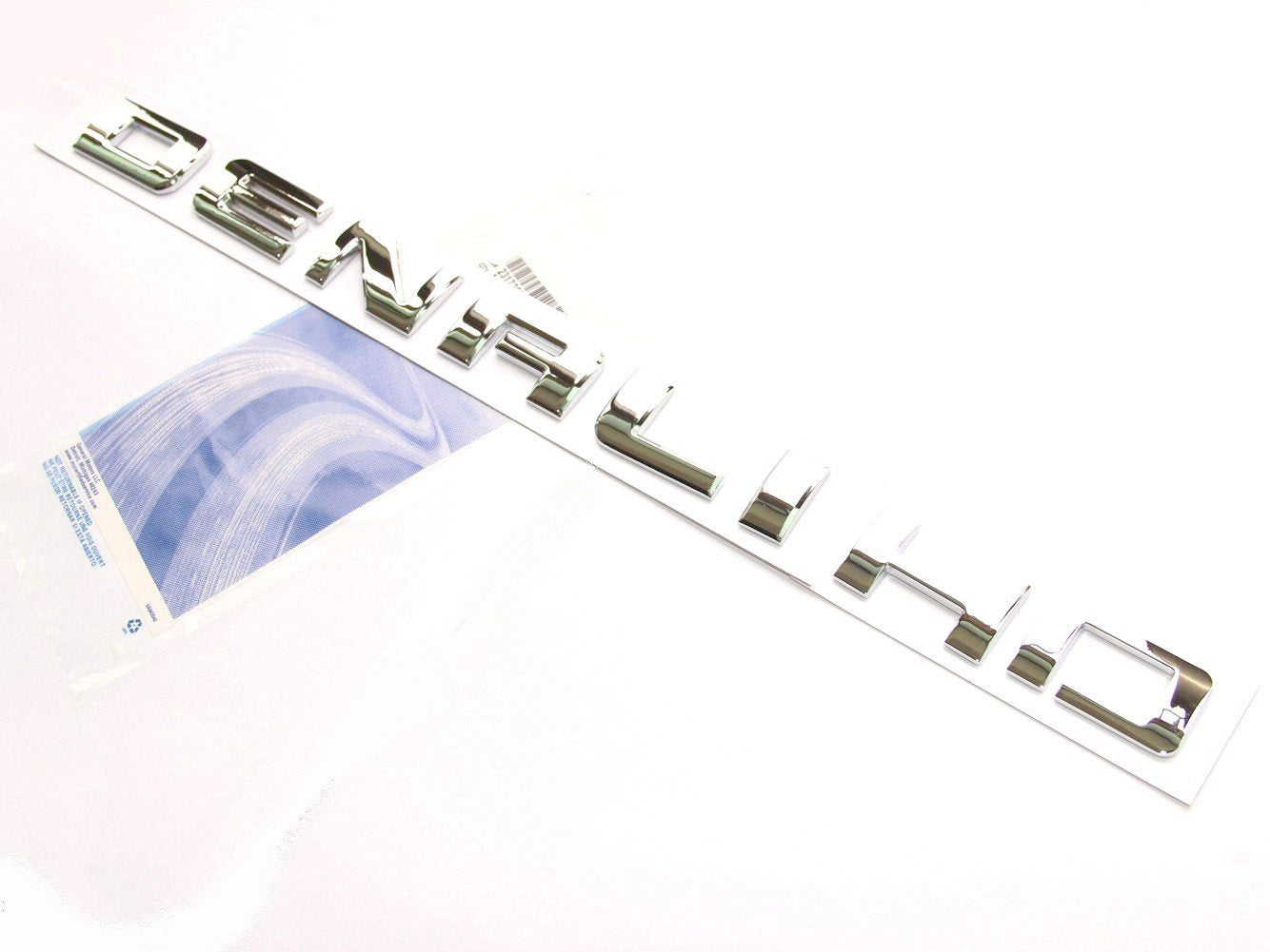 2Pack Original Black Denalihd Denali Hd Nameplate Emblems Badges Compatible With 2007-2019 Denali Yukon Sierra Terrain (Hd Chrom