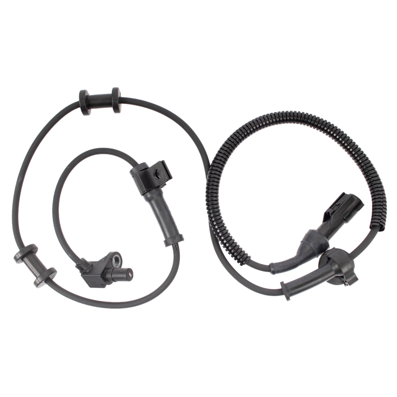 TRQ Front ABS Wheel Speed Sensor Compatible with 2000-2005 Ford Excursion 1999 F-250 1999-2004 F-250 Super Duty F-350 Super Duty