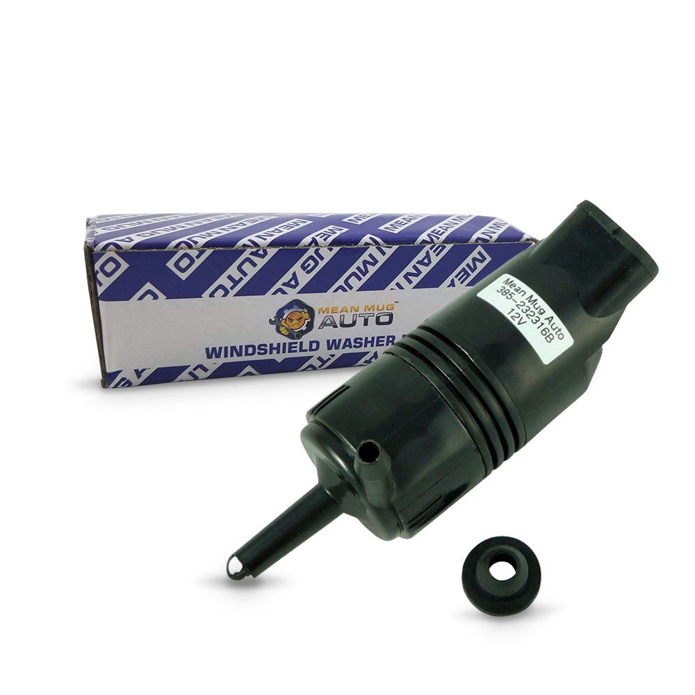 Mean Mug Auto 385-232316B Windshield Washer Pump (Rear) W/Grommet - Compatible With Chevrolet (Chevy), Buick, Gmc, Cadillac, Pon