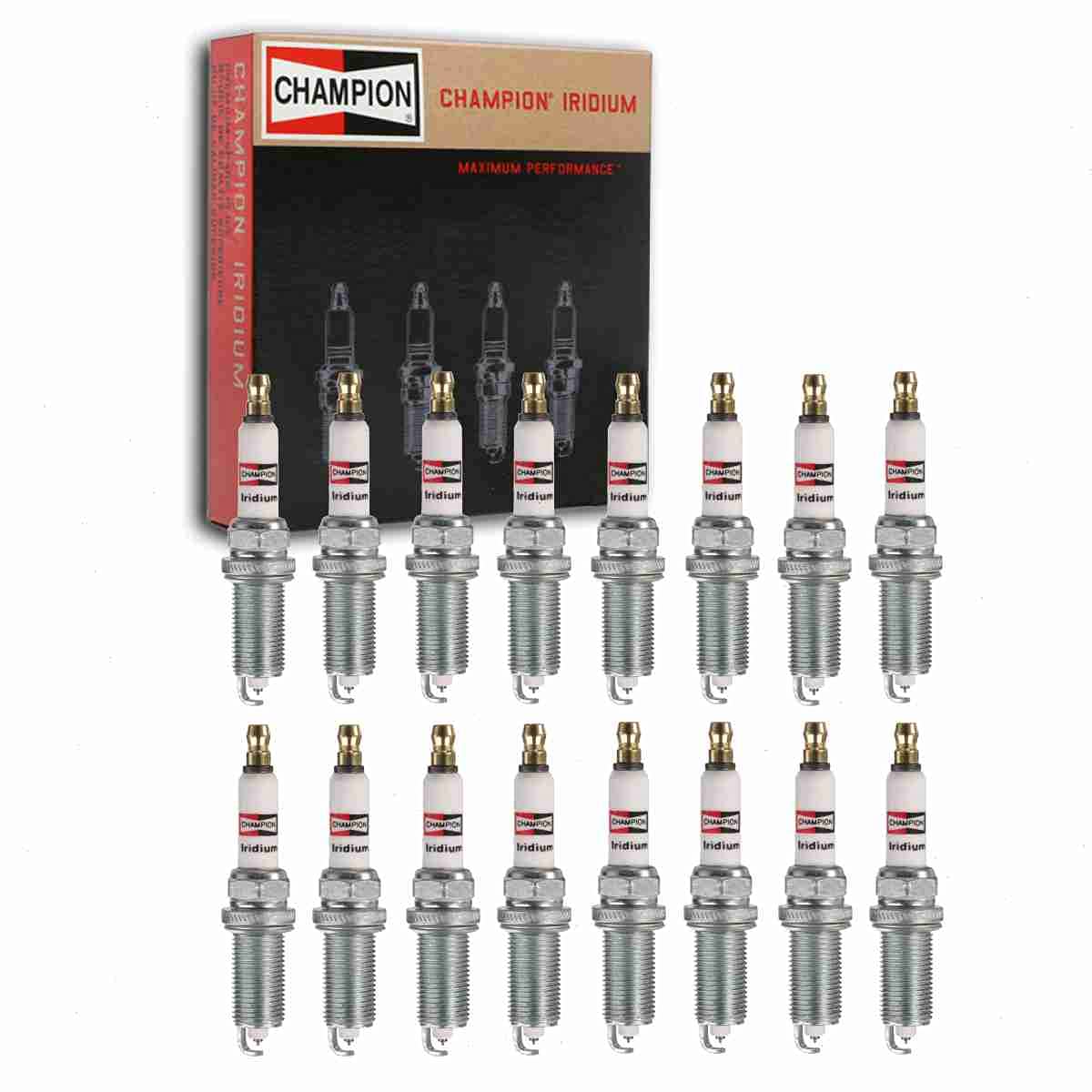 16 pc Champion Iridium Spark Plugs compatible with Ram 1500 5.7L V8 2011-2019