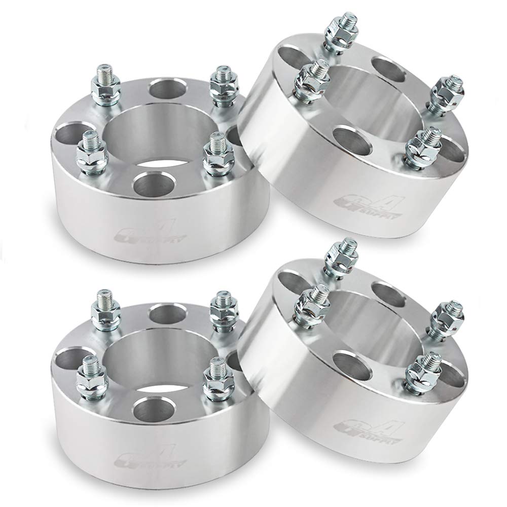 GAsupply 4x110 ATV Wheel Spacers 2 inch with 10  1.25 Studs, Wheel Spacer Adapters 74mm Hub Bore, Compatible with Honda, Suzuki,