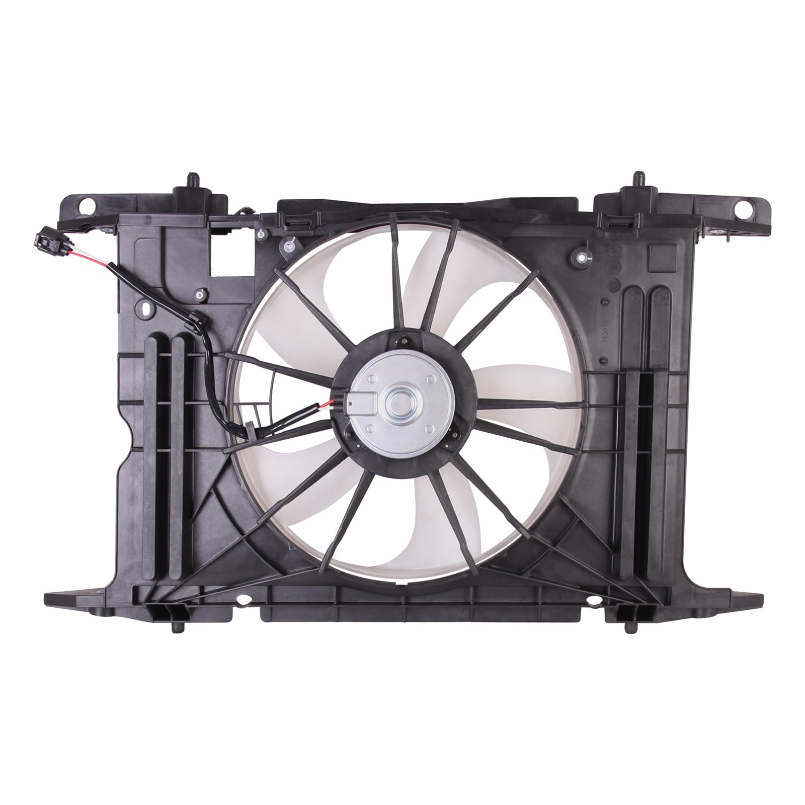 TYG Upgraded Cooling Fan Assembly for 2016 Toyota I-M L4/1.8L | Racing-Level OE Replacement Engine Radiator for 16711-22140 | SC