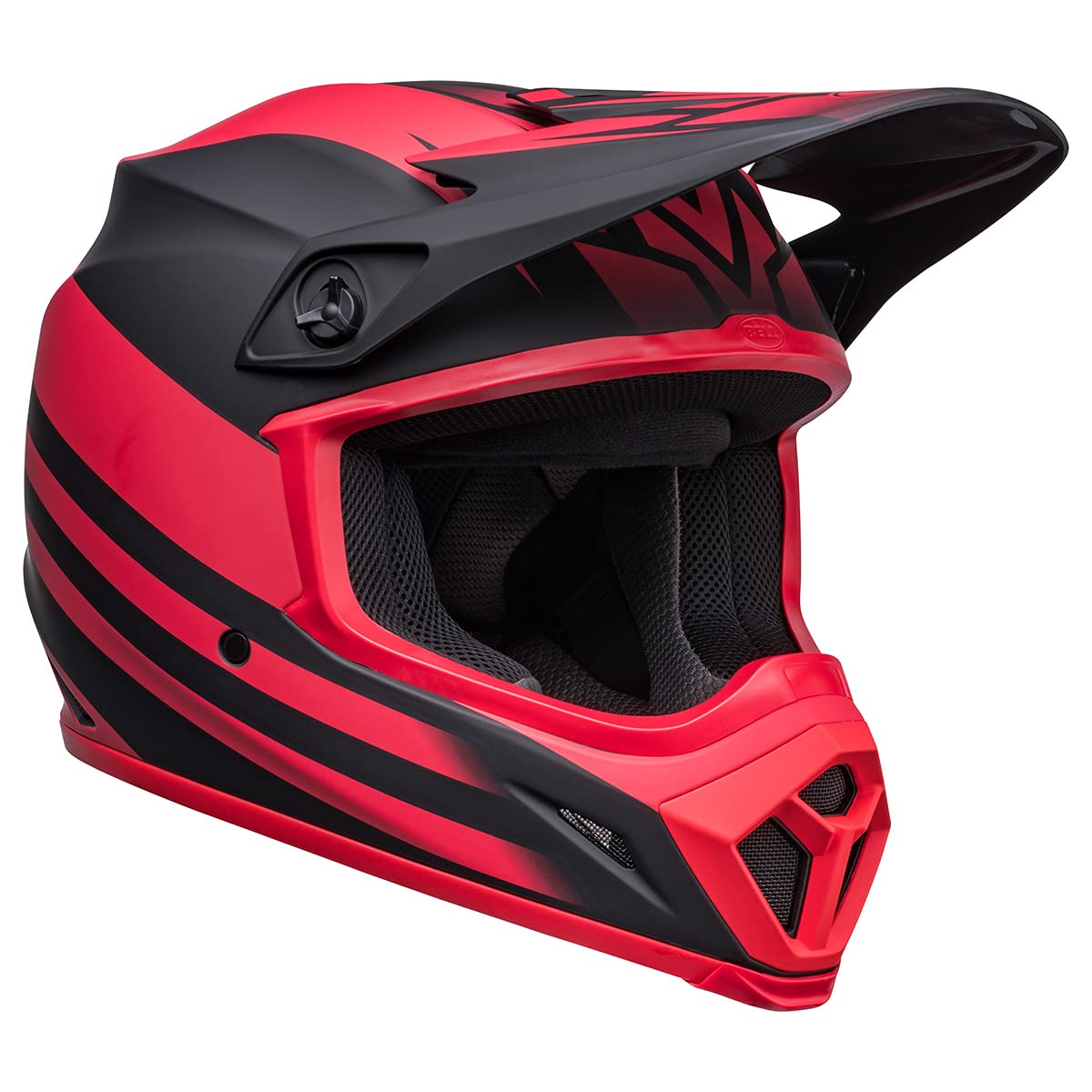 Bell Mx-9 Mips Dirt Helmet (Disrupt Matte Black/Red - Medium)