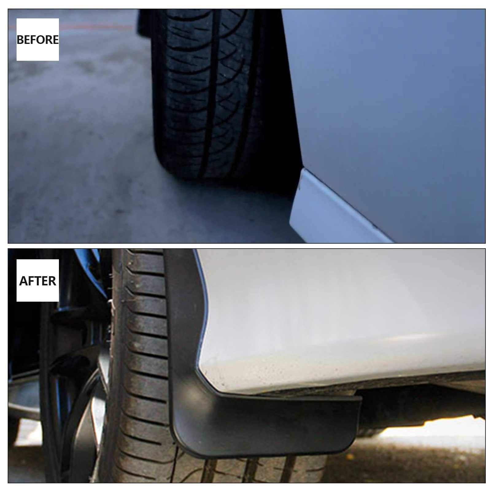 4Pcs Car Black Mud Flaps Mudguard Fender Cover Trim Replace For 2015-2023 2024 Charger Srt Hellcat & Daytona And 2019-2023 2024