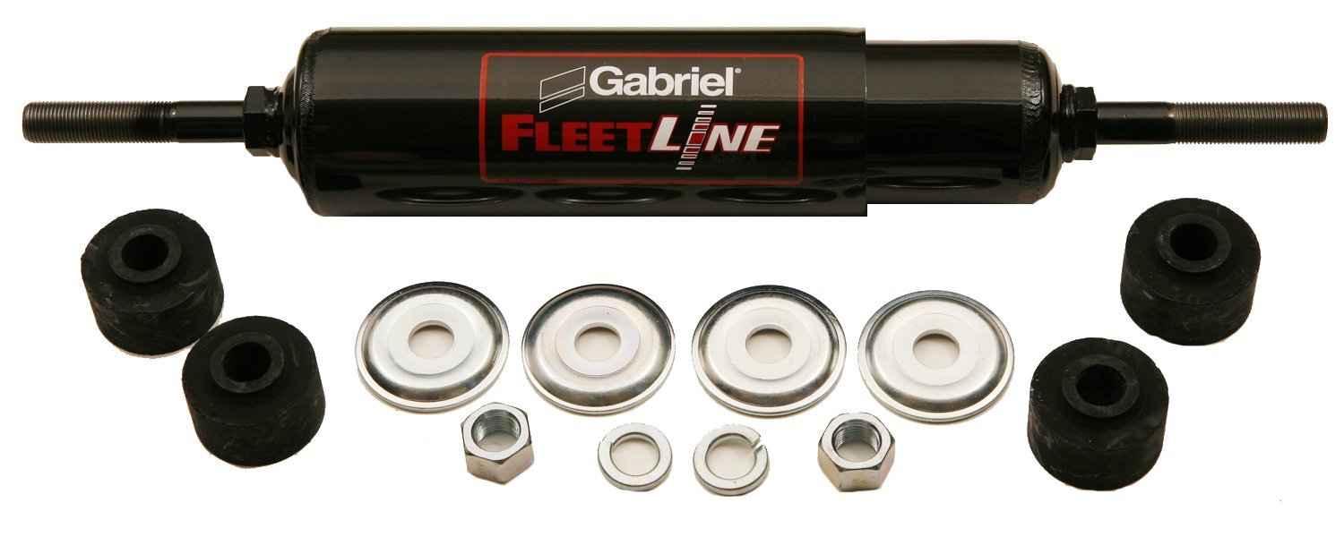 Gabriel 85902 Fleetline Heavy Duty Rear Shock Absorbers For Kenworth C500, K100, K300, T, W Series W/Air Glide 200 46,000 Lb Sus
