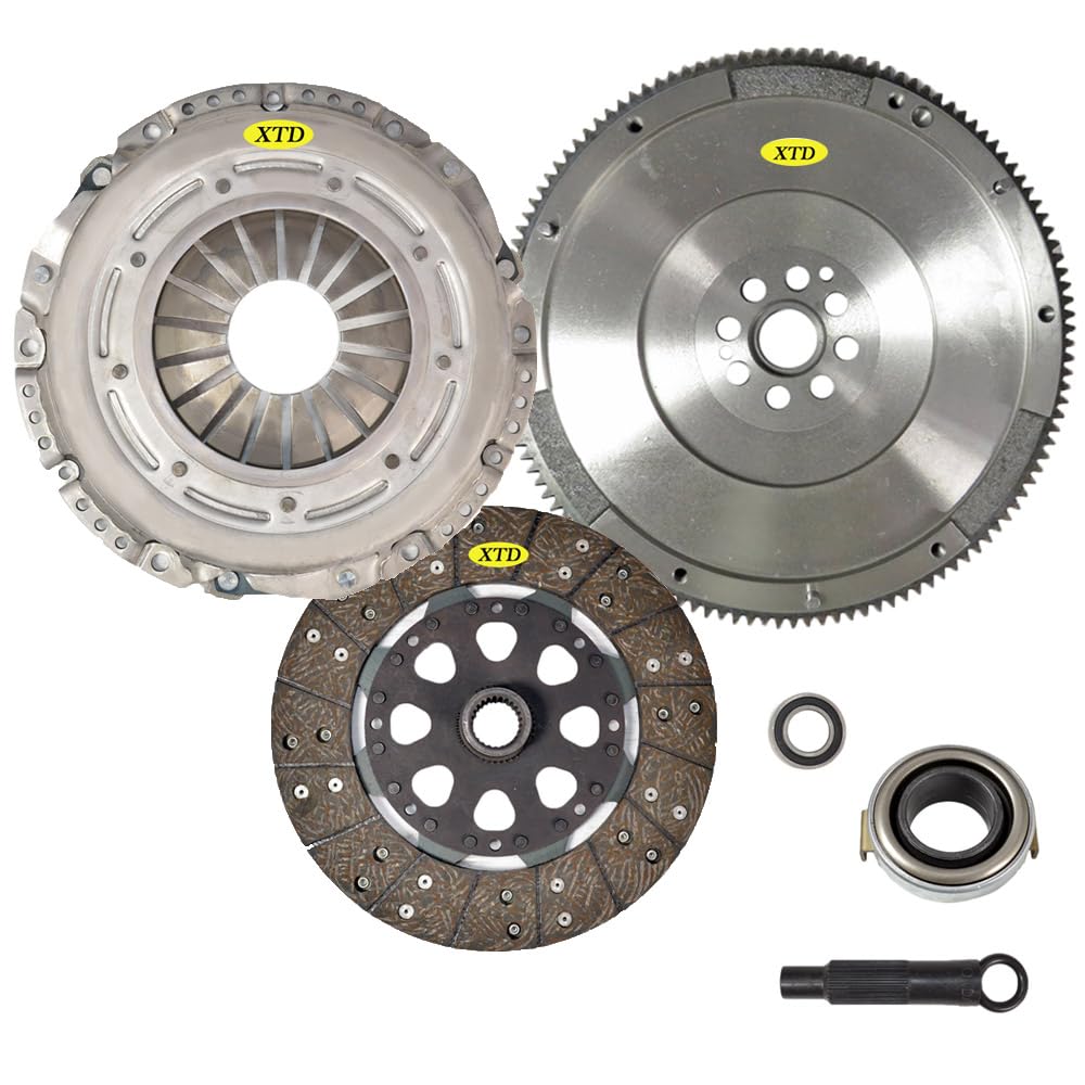 Xtd Clutch & Single Mass Flyhwwle Kit Compatible With 2003-2007 Honda Accord 3.0L V6 / 2004-2006 Tl 3.2L V6