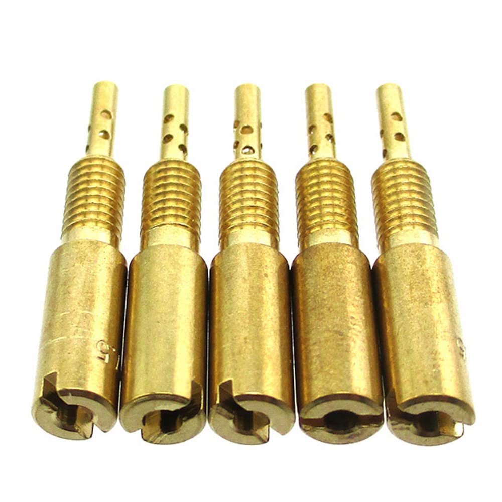 DJ-Motor M4x0.7mm Carburetor Pilot Jet #15 17.5 20 22.5 25 For Carb HS40 HSR42 HSR45 HSR48 RS34 RS36 RS38 RS40 TM33 TM36 TM40 Ca