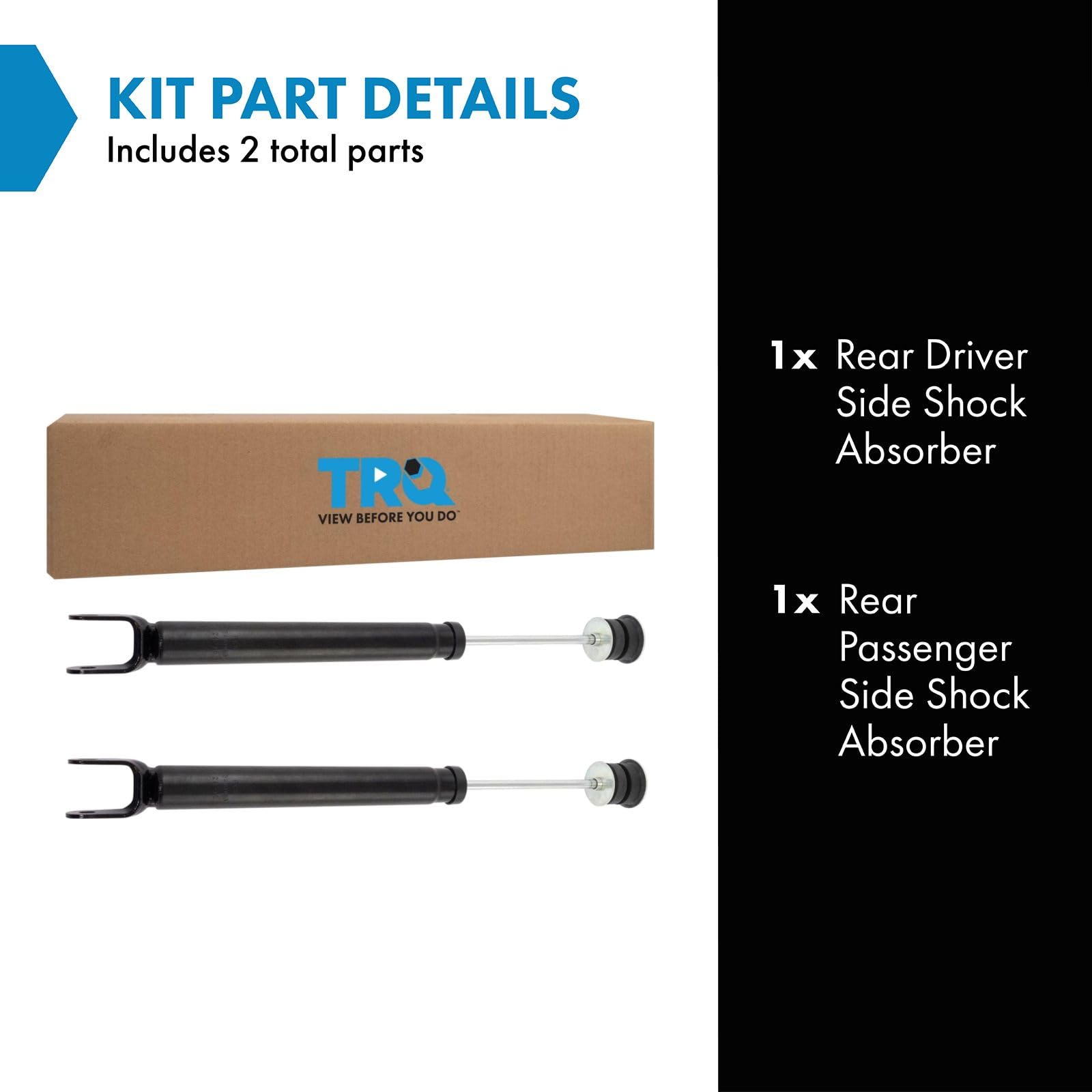 Trq Rear Shock Absorber Set Compatible With 2011-2012 Ford Explorer