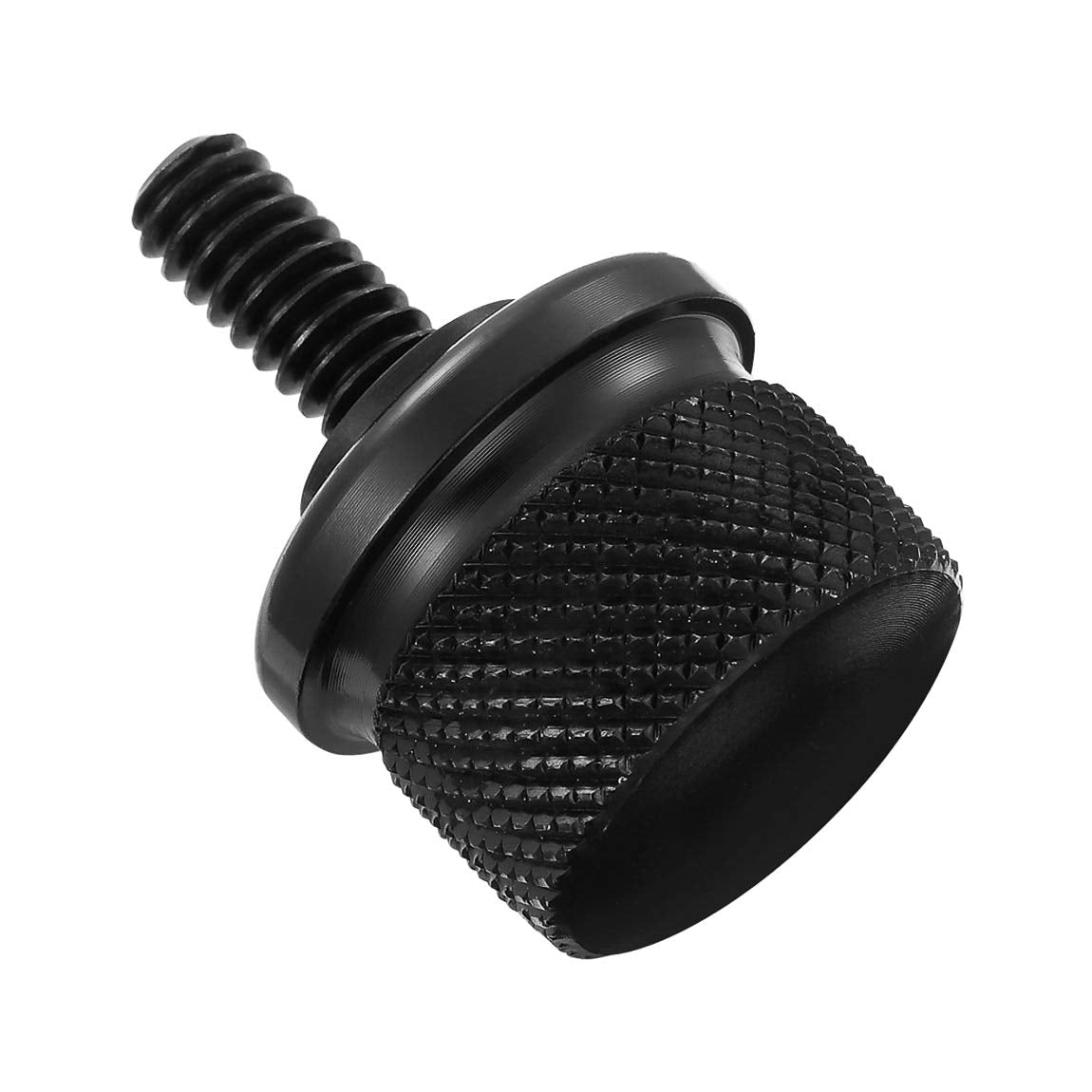 PBYMT Black Rear Fender Seat Bolt Tab Screw Compatible for Harley Davidson Softail Dyna Sportster Touring Street Glide Electra R