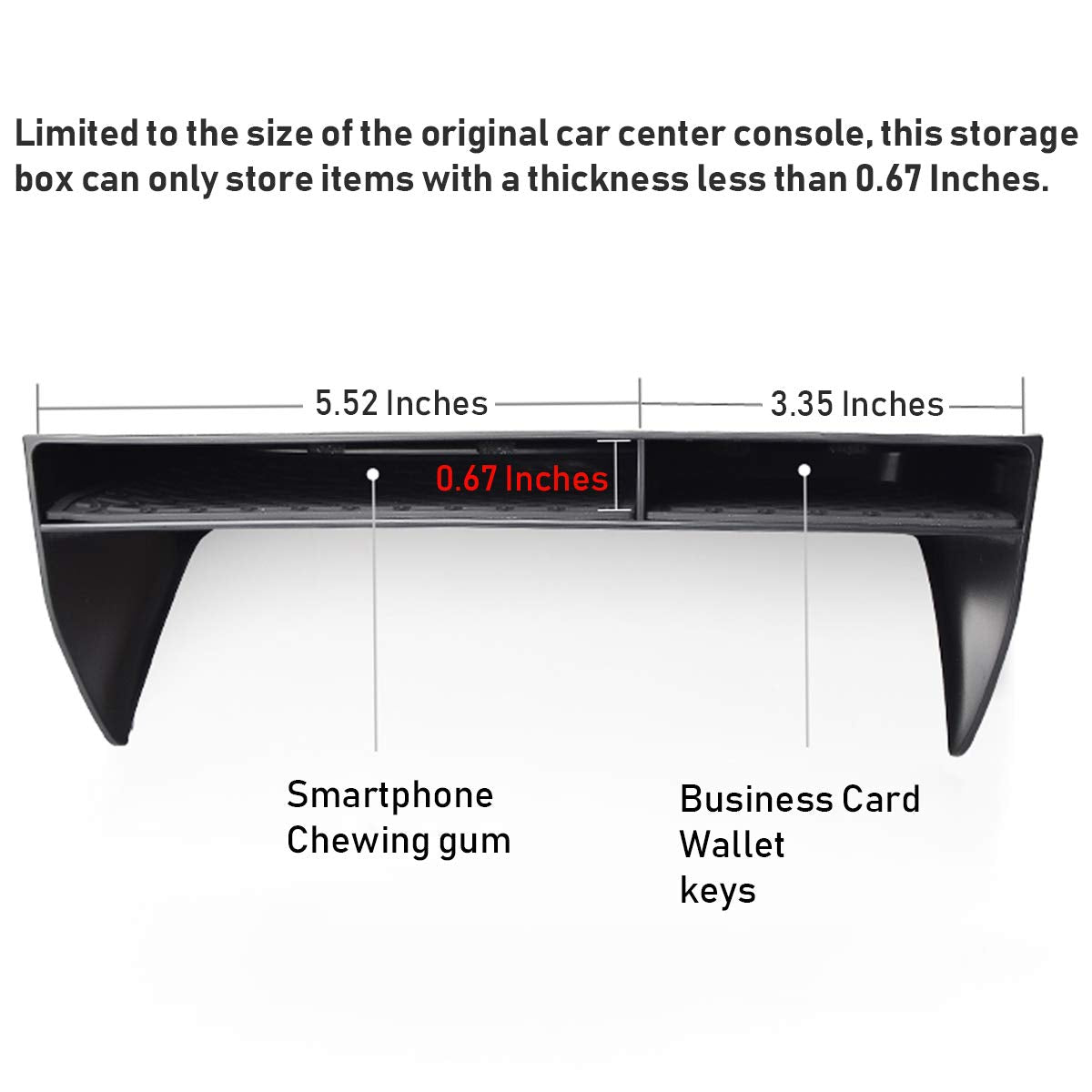 Jaronx Compatible With Toyota Rav4 Center Console Organizer 2025 2024 2023 2022 2021 2020 2019,Center Console Storage Organizer