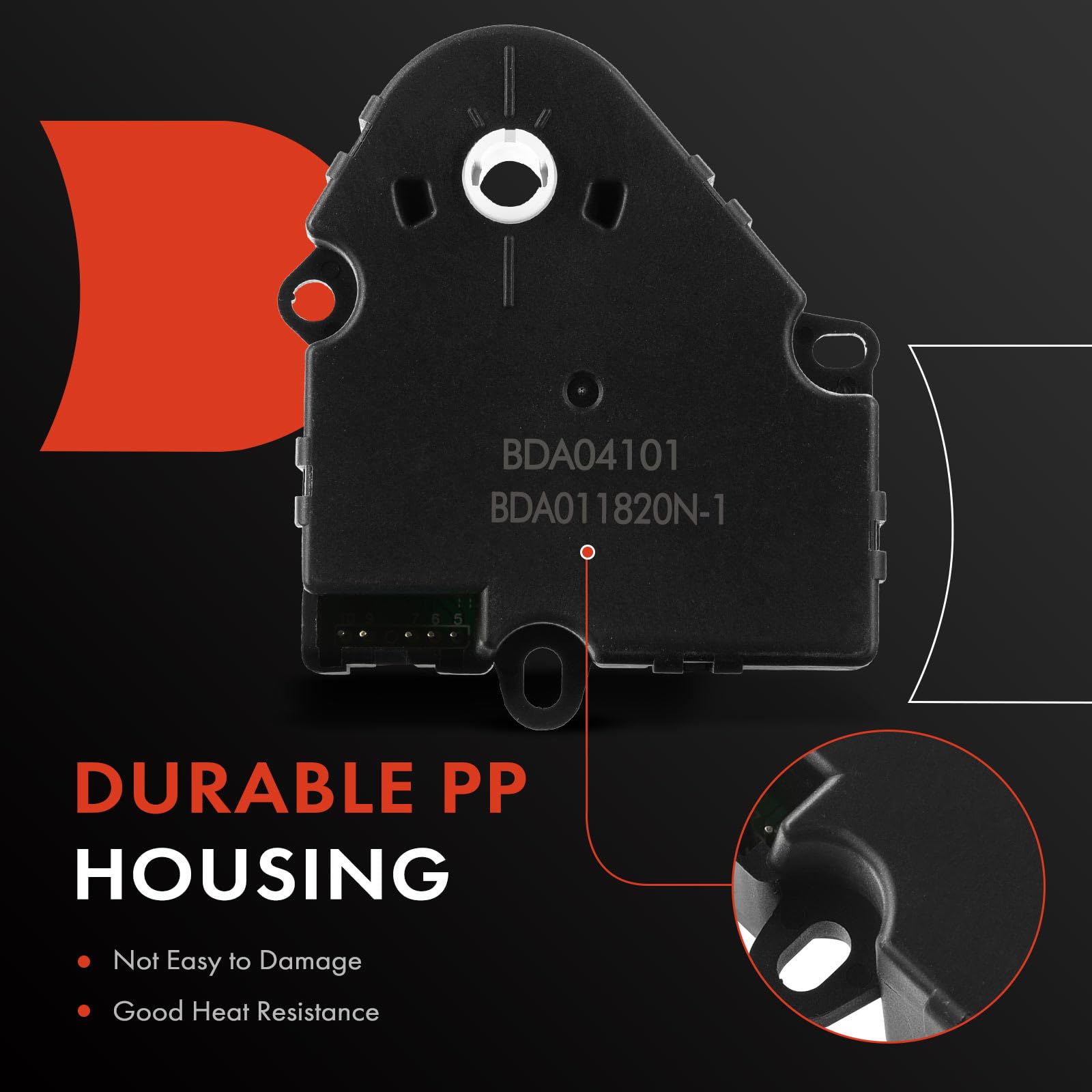 A-Premium HVAC Heater Blend Door Actuator Replacement for Chevrolet Silverado 1500 2500 3500 Tahoe GMC Sierra 1500 HD 2500 HD Yukon Cadillac Escalade EXT