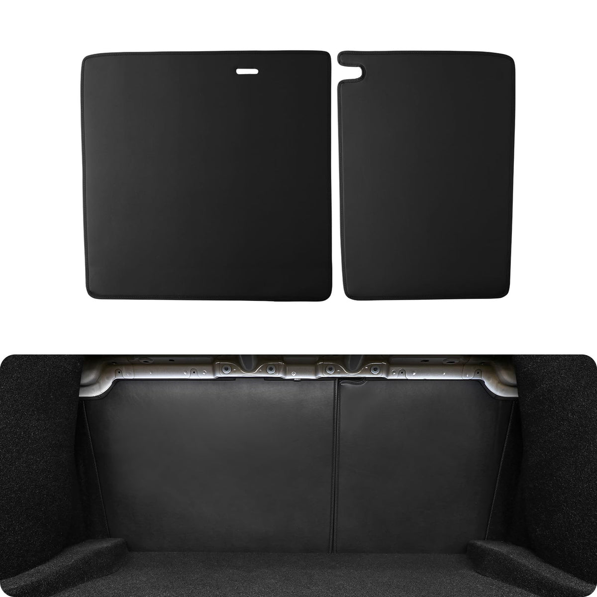 Basenor 2024 2025 Upagraded Tesla Model 3 Highland Second Row Seats Back Cover All Weather Rear Seat Back Cover Backrest Protect