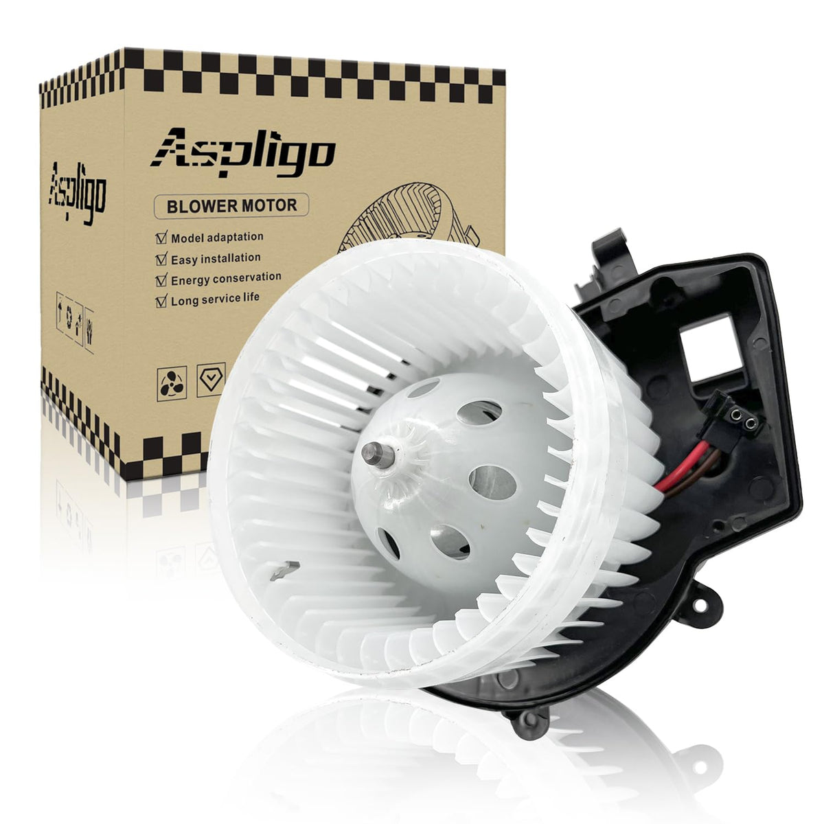 Aspligo 700190 Ac Heater Blower Motor Fan Assembly Fit For Mercedes-Benz C200 C230 C240 C280 C32 Amg C320 C350 C55 Amg Clk280 Cl
