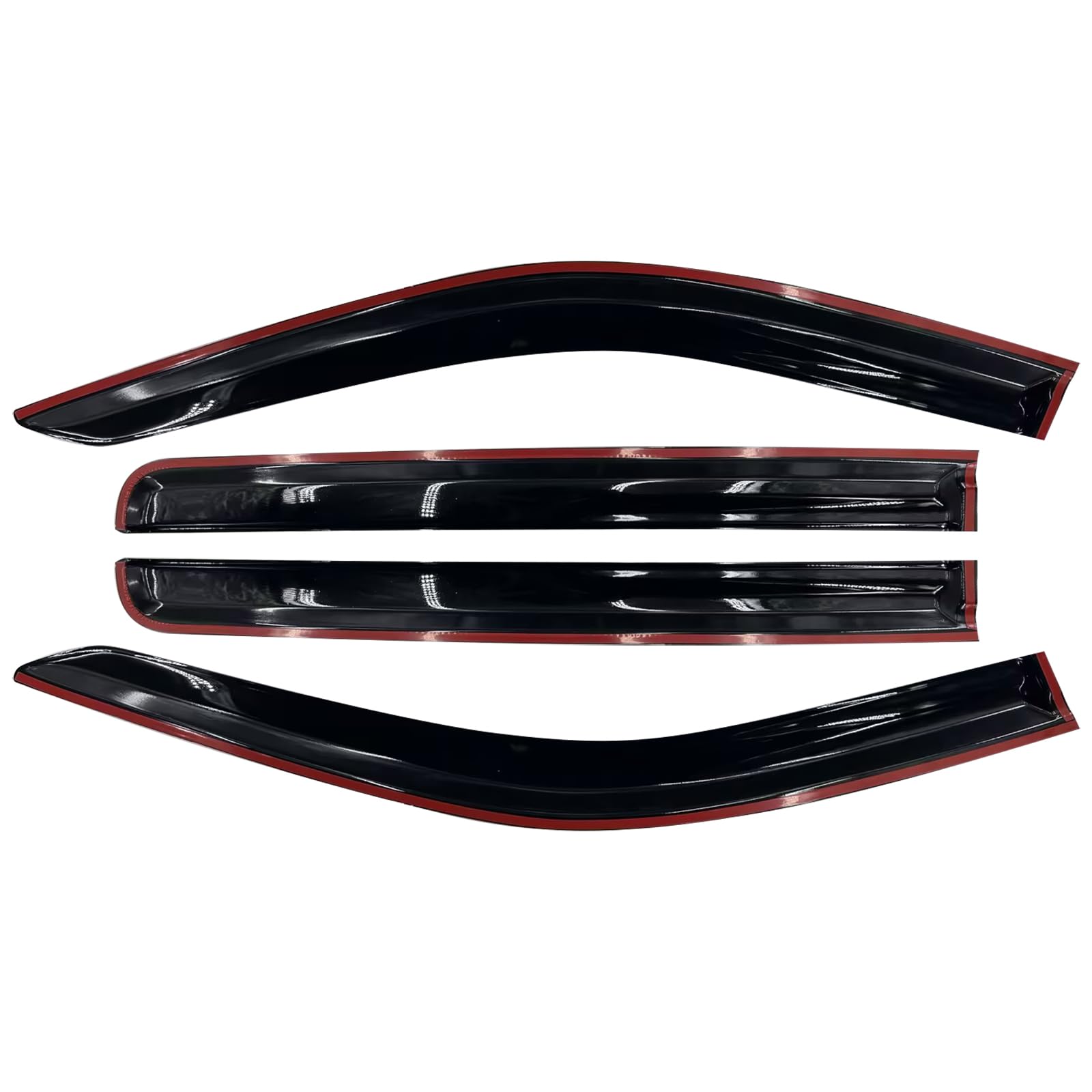 Sontian Tape-On Side Window Visor Deflectors Rain Guards For 2019-2024 Chevy Silverado/Gmc Sierra 1500/2500Hd/3500Hd Window Rain