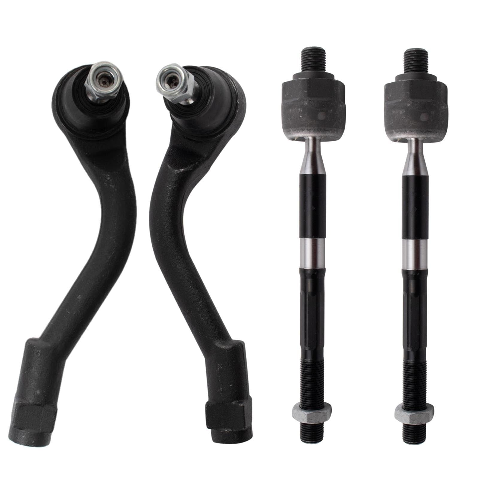 TRQ Front Tie Rod Set Compatible with 2016-2021 Hyundai Tucson 2017-2021 Kia Sportage