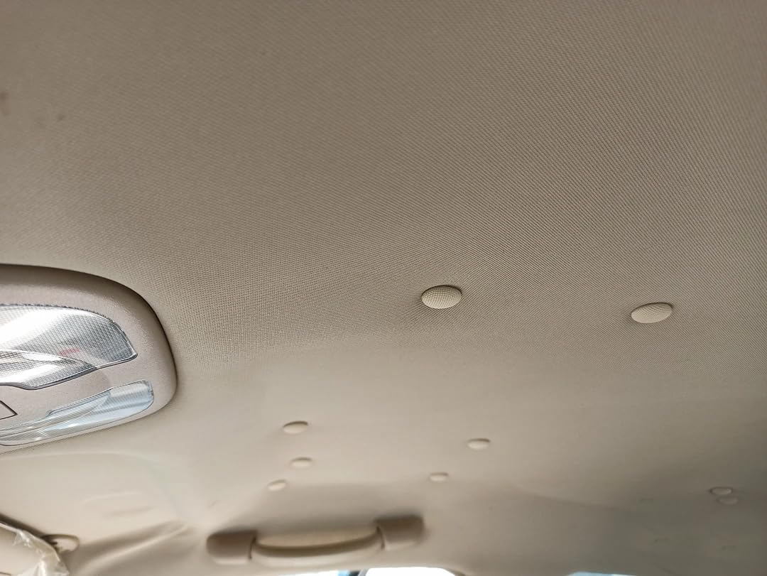SBWLKJ Headliner Fabric Mesh Type with Foam Backing 60'' Wide by 76'' Flat Knit Headliner Material Car Roof Upholstery Fabric fo
