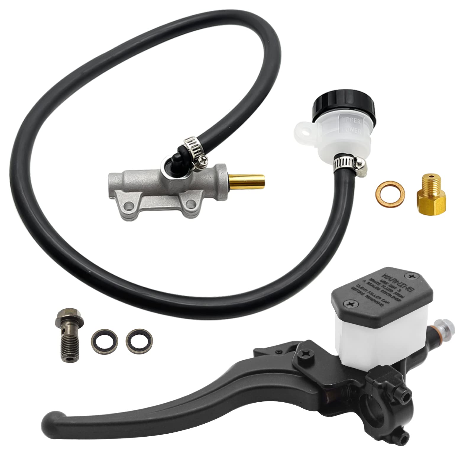 M MATI Front & Rear Brake Master Cylinder for Polaris Sportsman 500 335 Magnum 500 325 Xplorer 400 Xpedition 425 325 Worker Dies