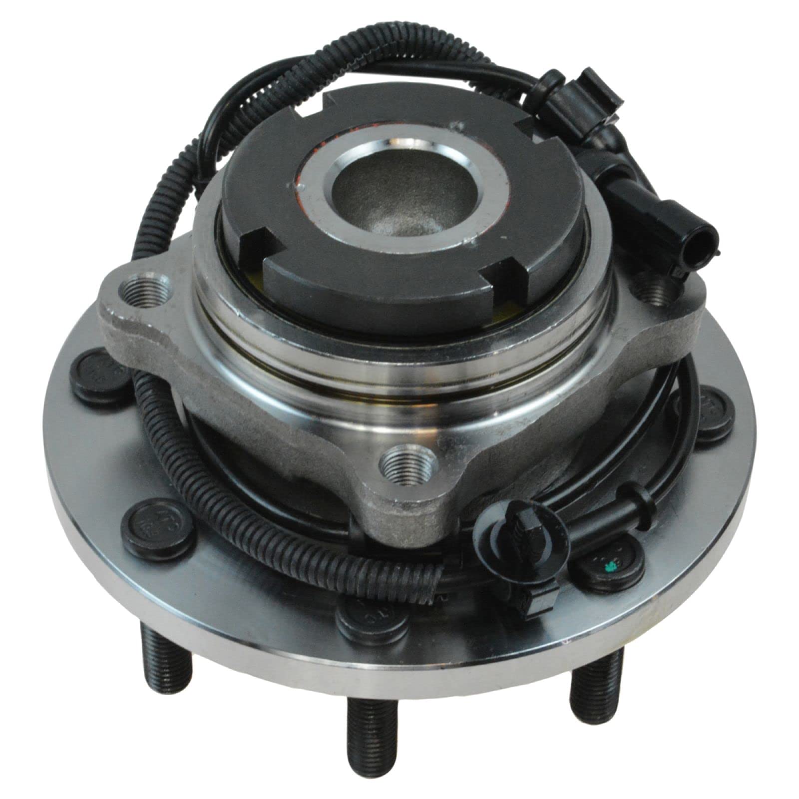 Trq Front Wheel Bearing & Hub Assembly With Abs Sensor Compatible With 1999-2004 Ford F-250 Super Duty F-350 Super Duty F-450 Su