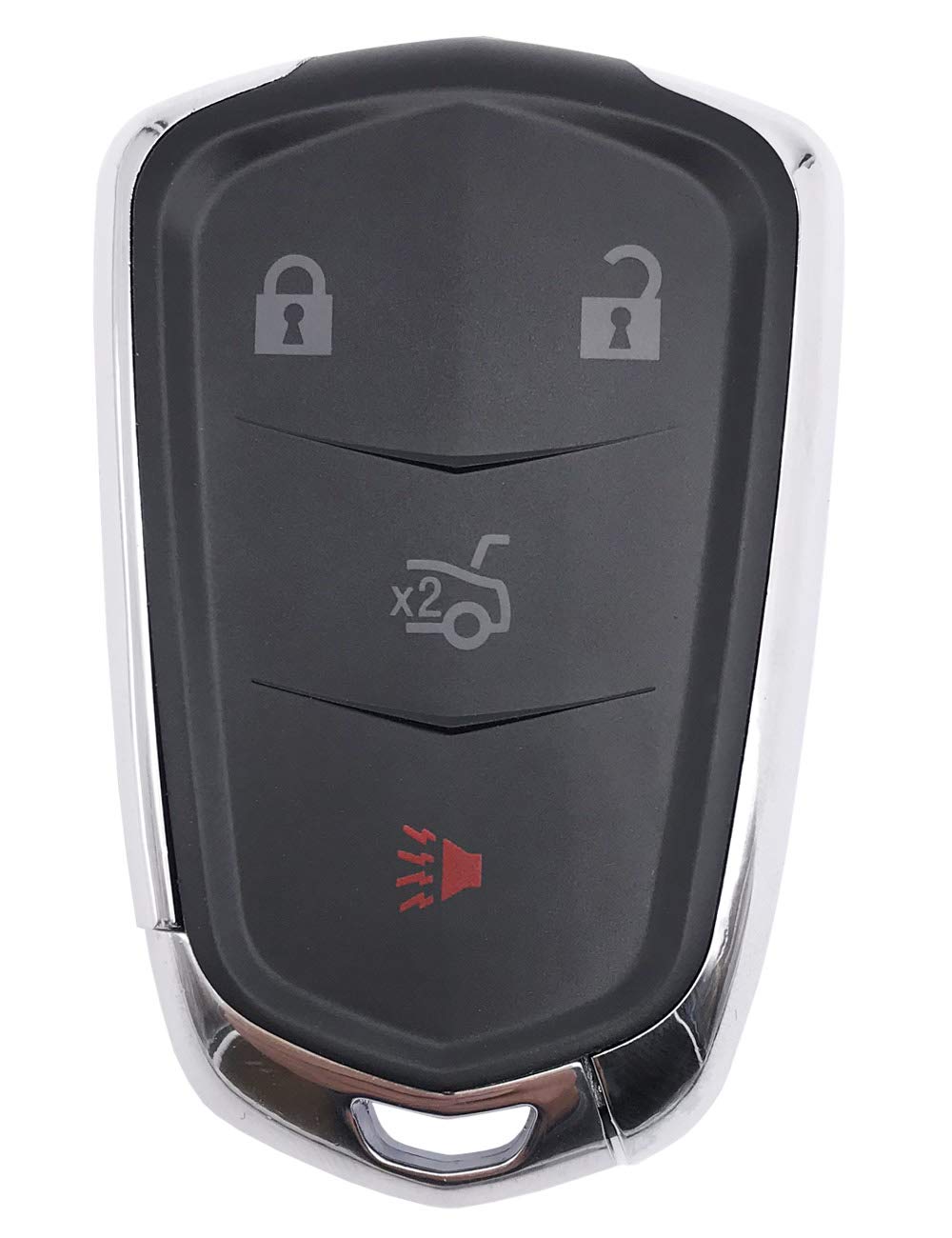 4 Buttons Replacement Key Fob Cover Case Fit For 2015-2019 Cadillac Escalade Cts Srx Xt5 Ats Sts Ct6 Keyless Entry Smart Key Fob