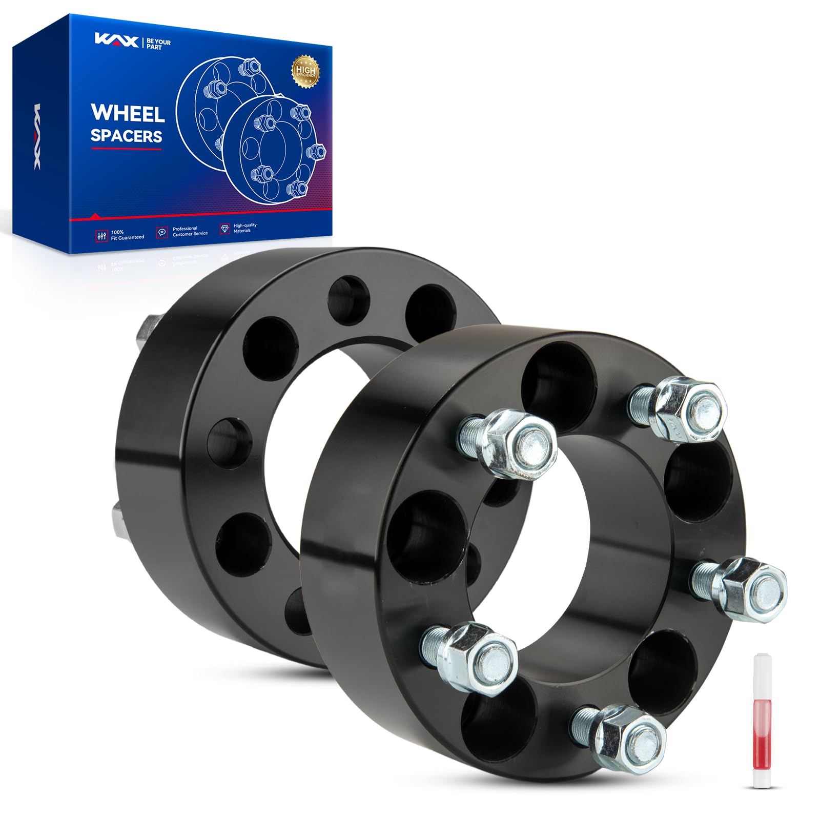 Kax 5X4.5 Wheel Spacers,2 Inch 5 Lug Centric Wheel Spacers Fit For Edge, Explorer, Ranger, Explorer Sport Trac, Grand Cherokee,