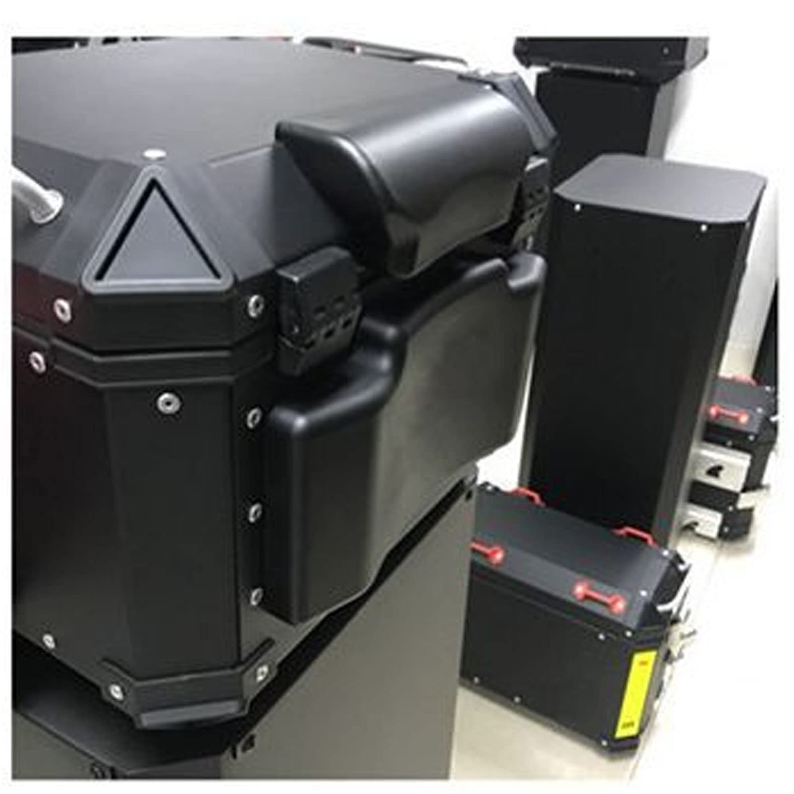 Motorcycle Passenger Backrest, Kimiss 3Cm Thickness Tail Box Passenger Backrest Support Damping Pad Pu Leather Motorcycle Back Pad