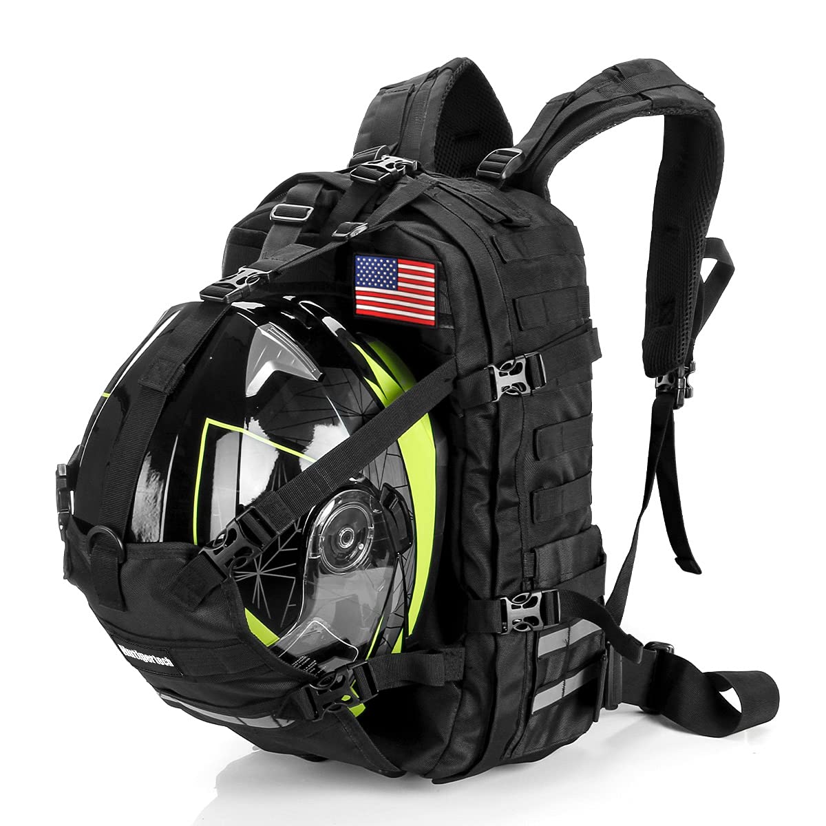 Helmet Backpack For Motorcycle Cycling, Large Capacity Waterproof Helmet Holder, Helmet Storage Bag Hiking Backpack