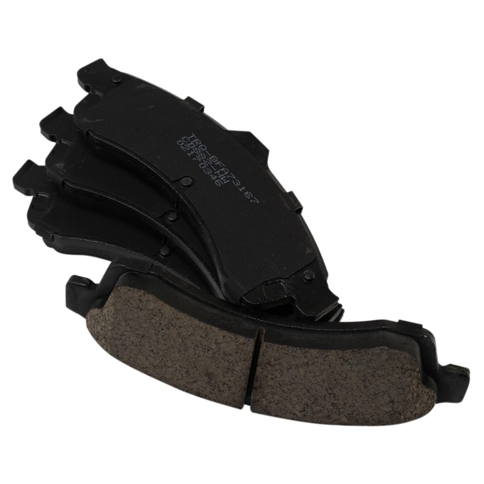 Trq Front Brake Pad & Rotor Kit Brake Pads Brake Rotor Ceramic Compatible With 2006 Isuzu Ascender