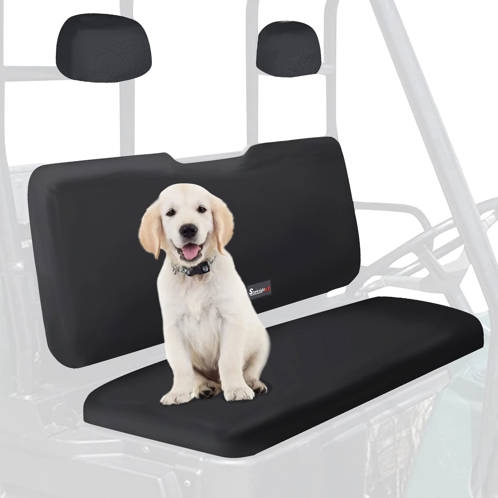 Starknightmt Utv Ranger Seat Cover Waterproof Seat Covers Compatible With Polaris Ranger 500 700 800 2002-2008 Durable Oxford Fa