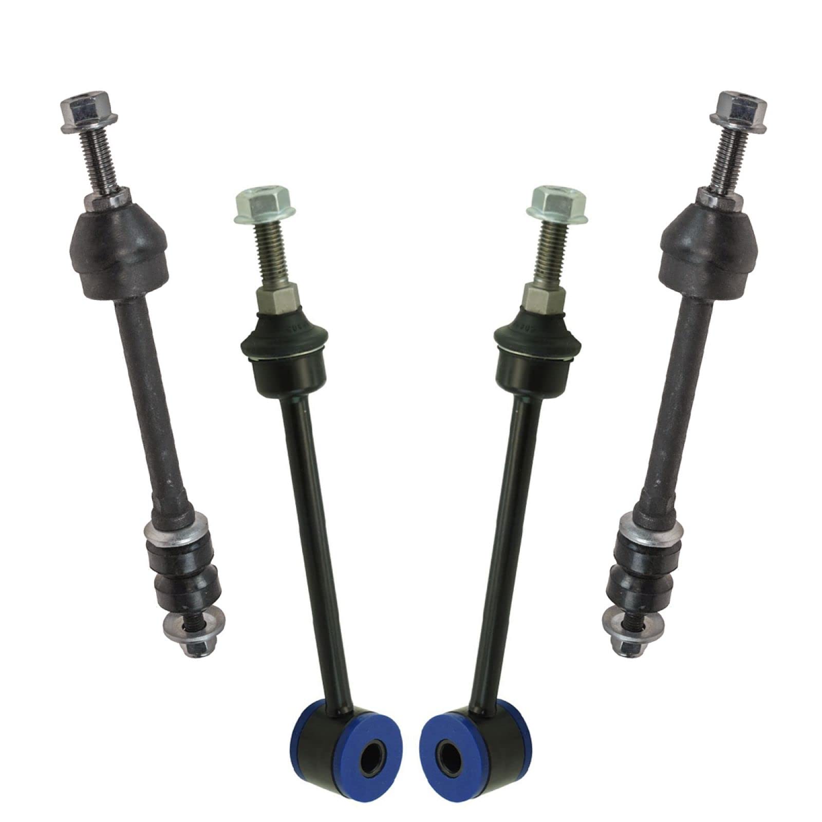 Trq Front & Rear Sway Bar Stabilizer Link Set Compatible With 2006-2007 Dodge Ram 1500