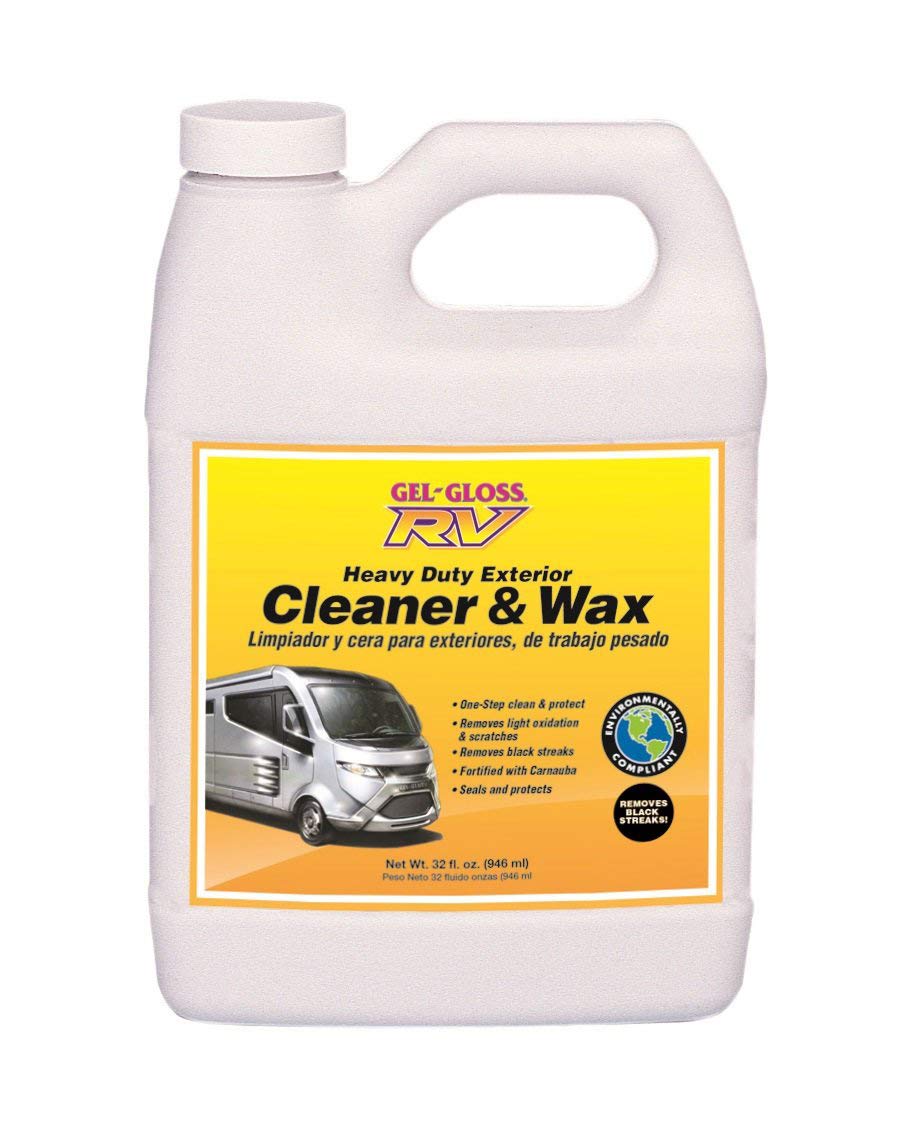 TR Industries-CW-32 Gel-Gloss RV Cleaner and Wax with Carnauba - 32oz.