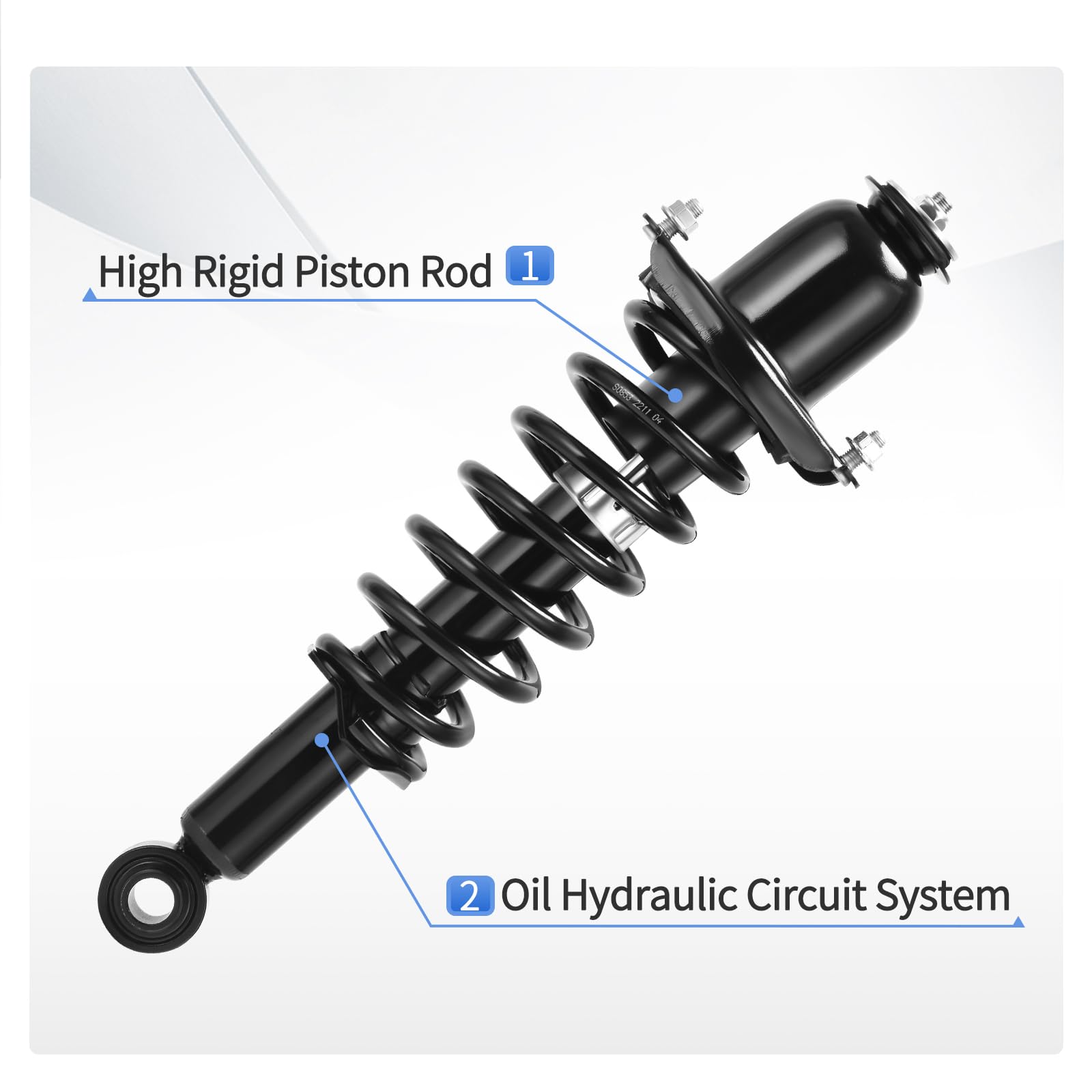 Yitamotor Rear Complete Strut Quick Struts Shocks And Coil Spring Assembly Compatible With 2009-2010 Pontiac Vibe, 2009-2013 Cor