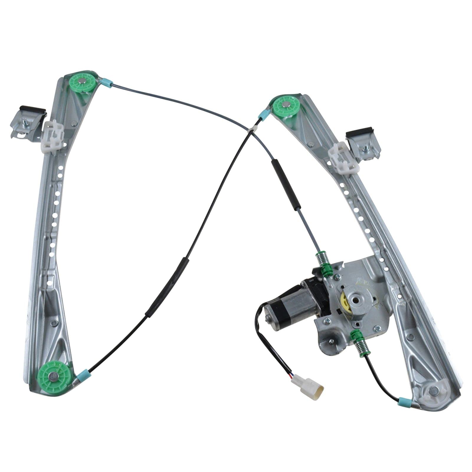 Trq Front Right Power Window Regulator & Motor Assembly Passenger Side Compatible With 2000-2002 Jaguar S-Type Lincoln Ls