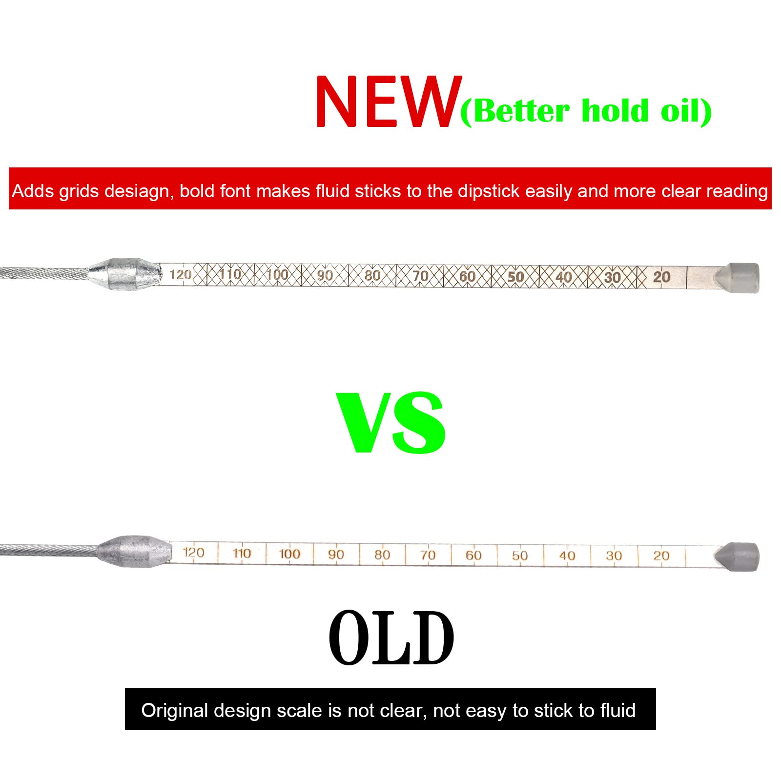 Upgraded Transmission Dipstick Compatible With Dodge Chrysler Jeep Ram Vw Volkswagen 8863B, 9336, 42Rle, Nag1, 62Te 2.7 3.5 3.6