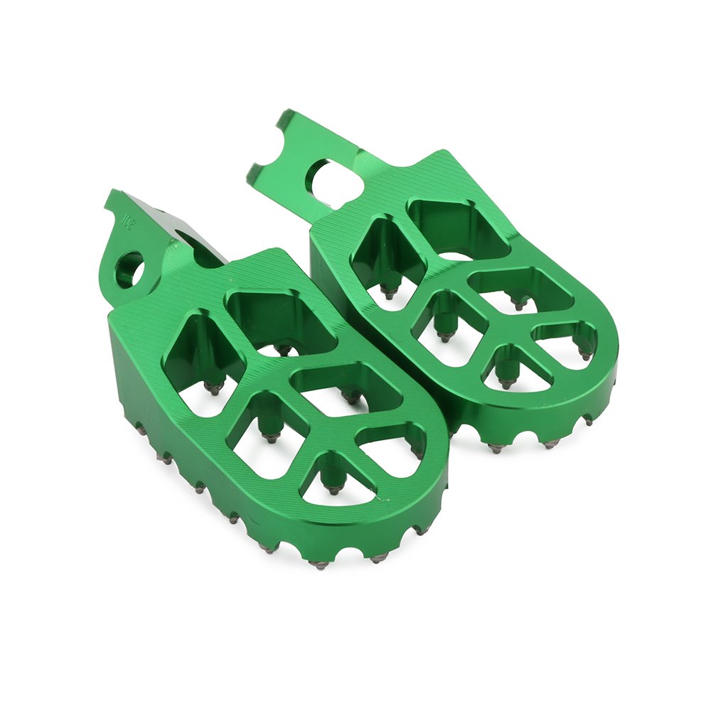 Anxin Dirt Bike Foot Pegs Footpegs Footrests Foot Pedals Rests Cnc For Kx250F 06-18 Kx250 Kx 250 19-24 Kx450F 07-18 Kx450 19-24