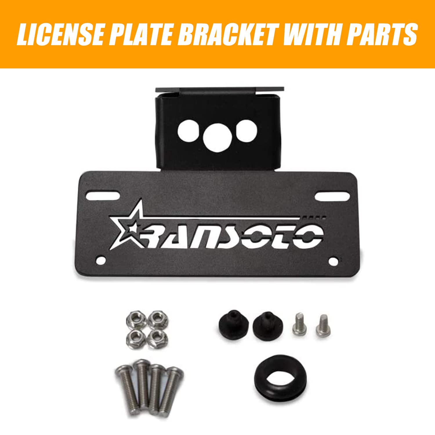 Ransoto Ninja 400 Fender Eliminator Kit Ninja 500 Fender Eliminator Compatible With 2018-2024 Kawasaki Z400 Ninja 250 License Pl