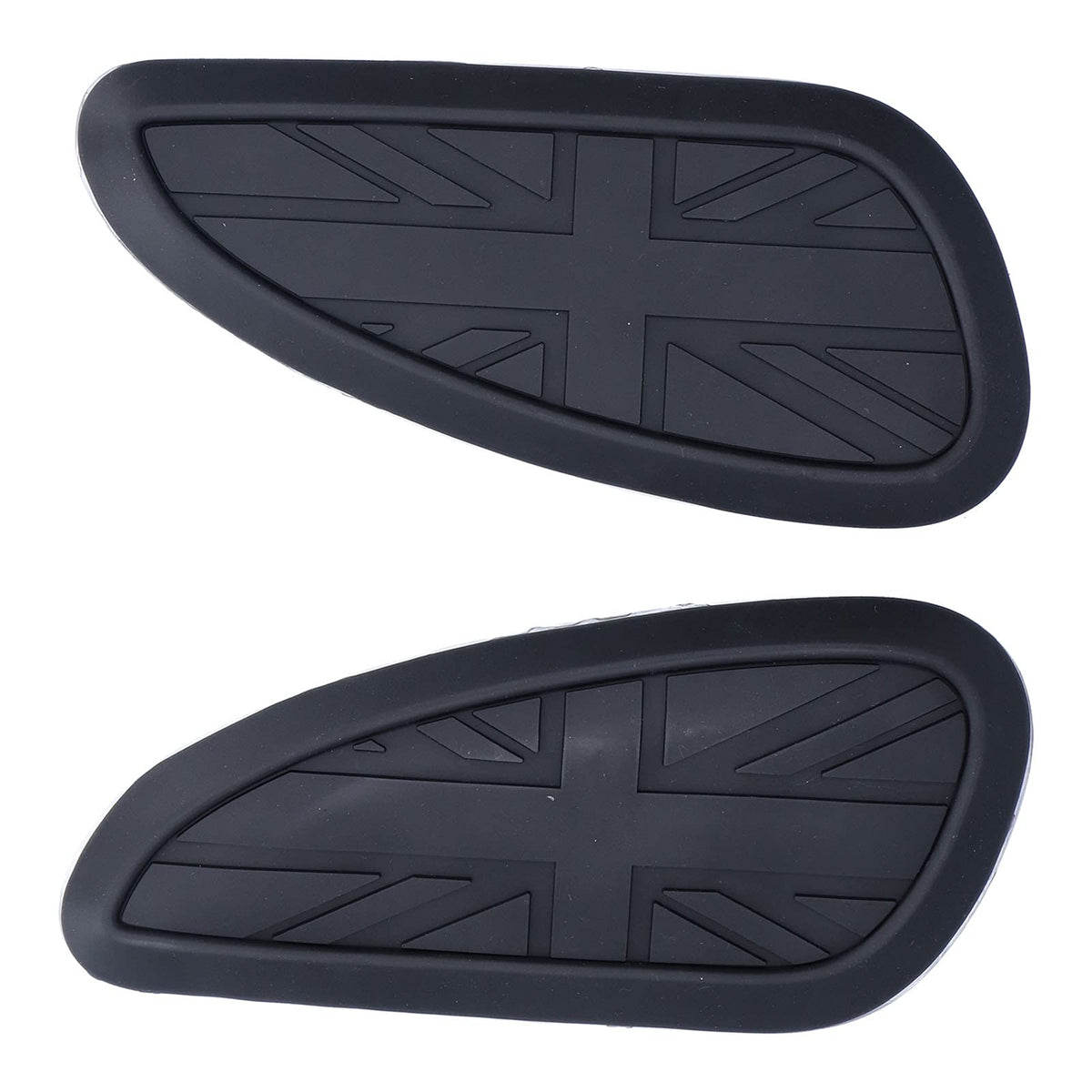 Kimiss Motorcycle Tank Knee Pad, Fuel Tank Sticker Pad Protector Rubber Replacement For Bonneville T100 T120/Speed ??Twin/Street Scrambler(Black)