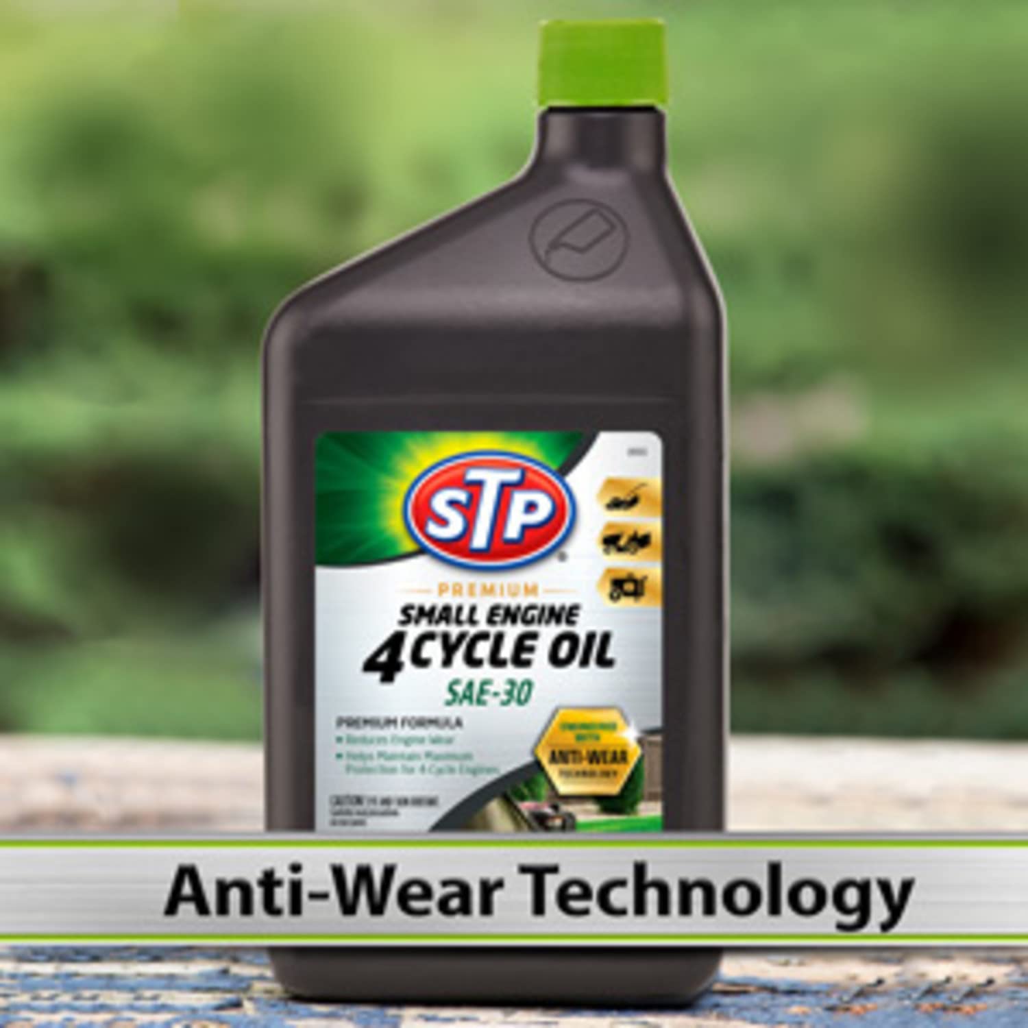 Stp Premium Small Engine 4 Cycle Oil Formula, Sae-30 Small Engine Oil Engine Care Reduces Wear For Lawnmower, Push Mower, Tracto