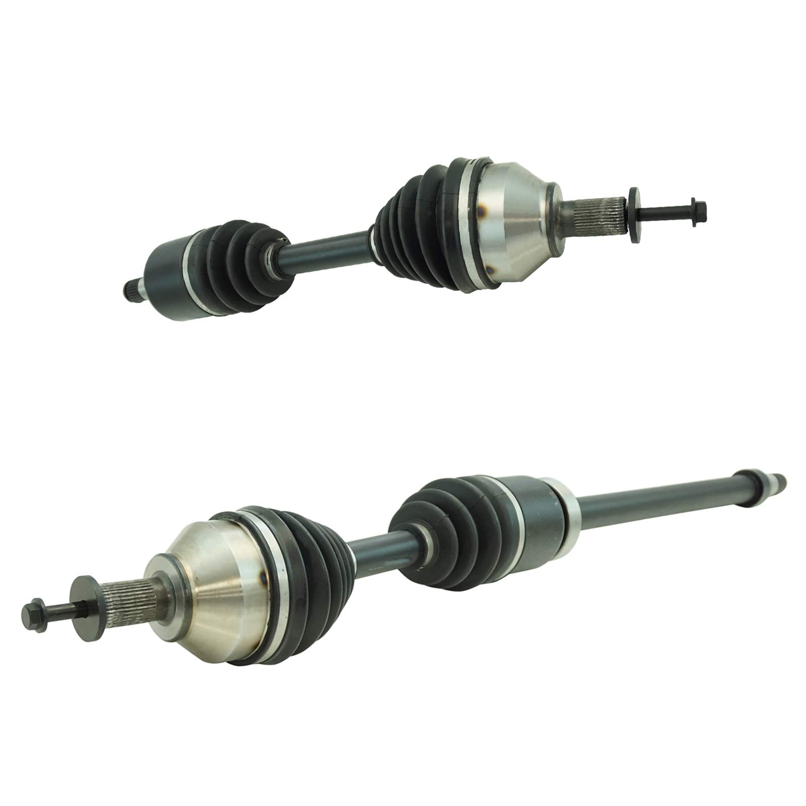 Trq Front Cv Axle Shaft Assembly Set Compatible With 2008-2013 Volvo C30 2006-2013 C70 2004-2011 S40 2005-2011 V50