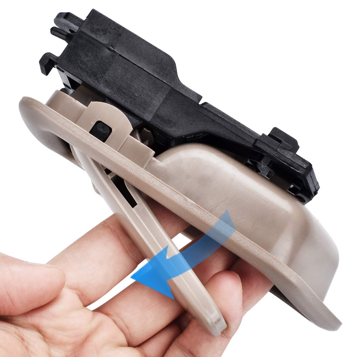 FAERSI Gray Interior Door Handle Replacement for 1997-2001 Camry - 2Pcs Front & Rear Driver/Passenger Side